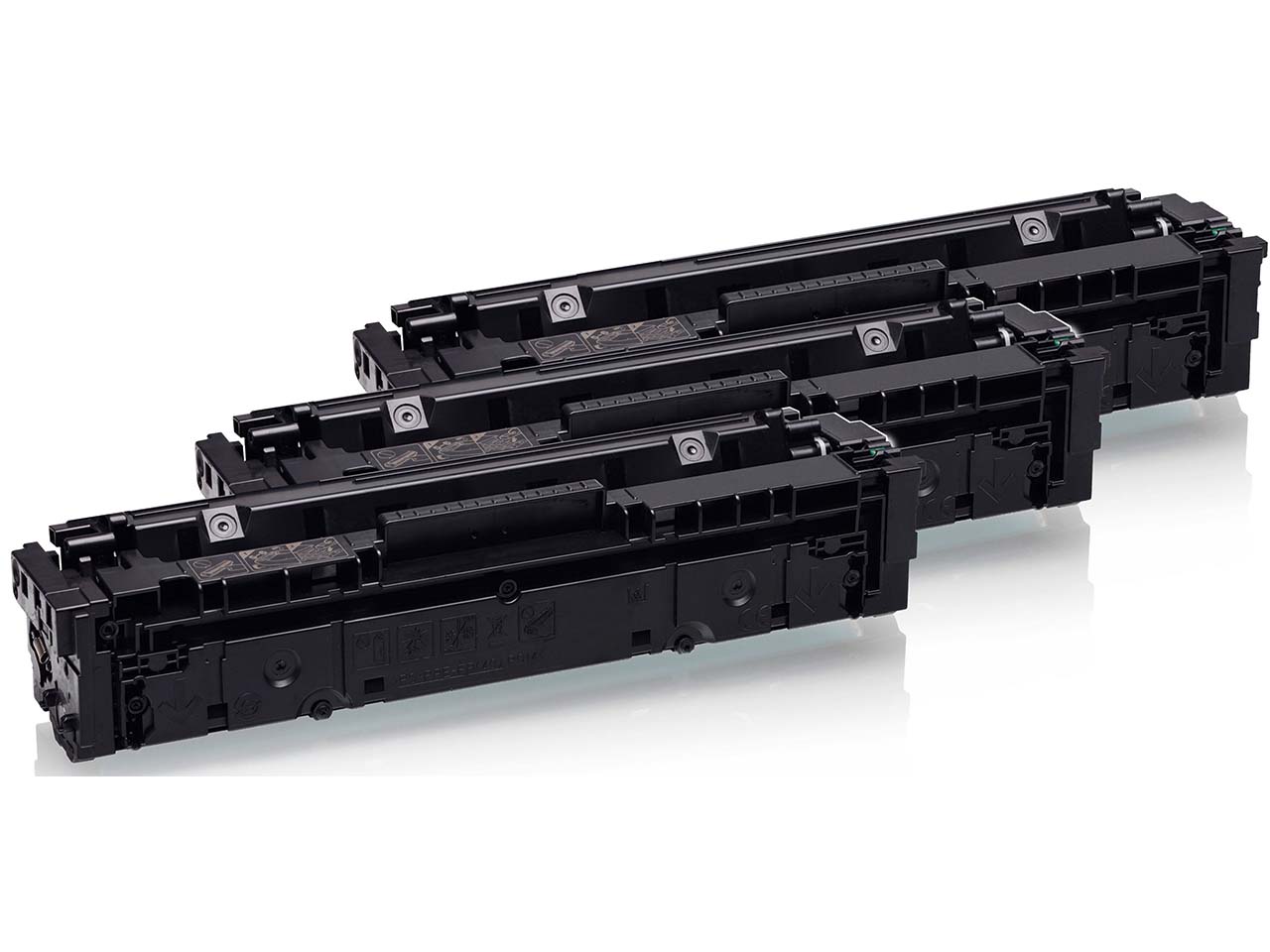 KMP Druckkassette ersetzt hp CF253XM, Nr. 201X cyan, magenta, gelb 3er-Set
