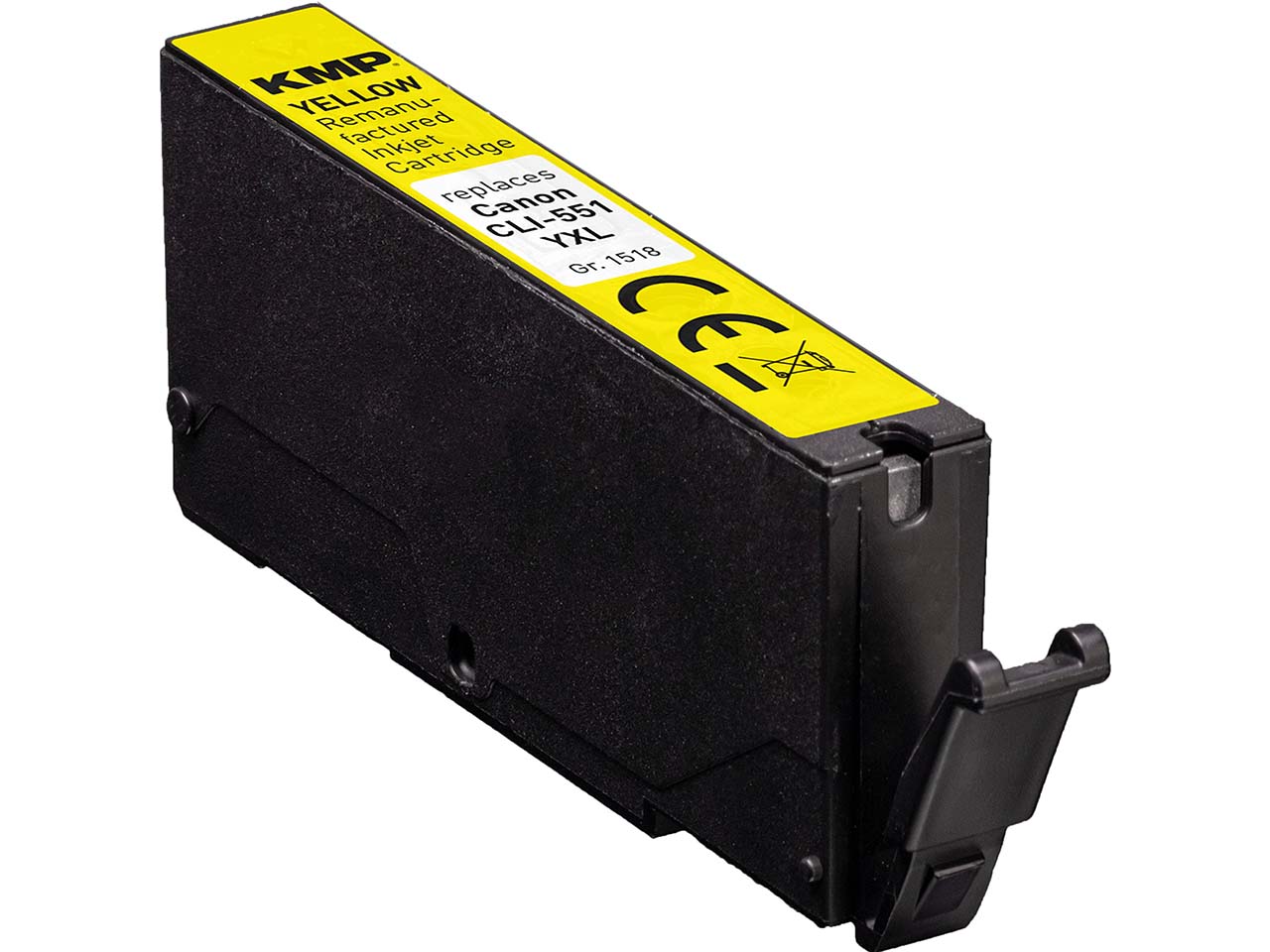 KMP Tintenpatrone ersetzt Canon CLI-551Y XL gelb