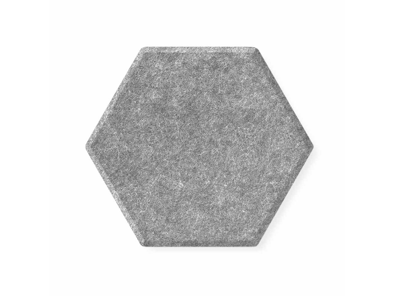 magnetoplan Akustik Wandpaneele "ecoAware" 37 x 32 x 0,9 cm Hexagon, grau, 6 Stk.