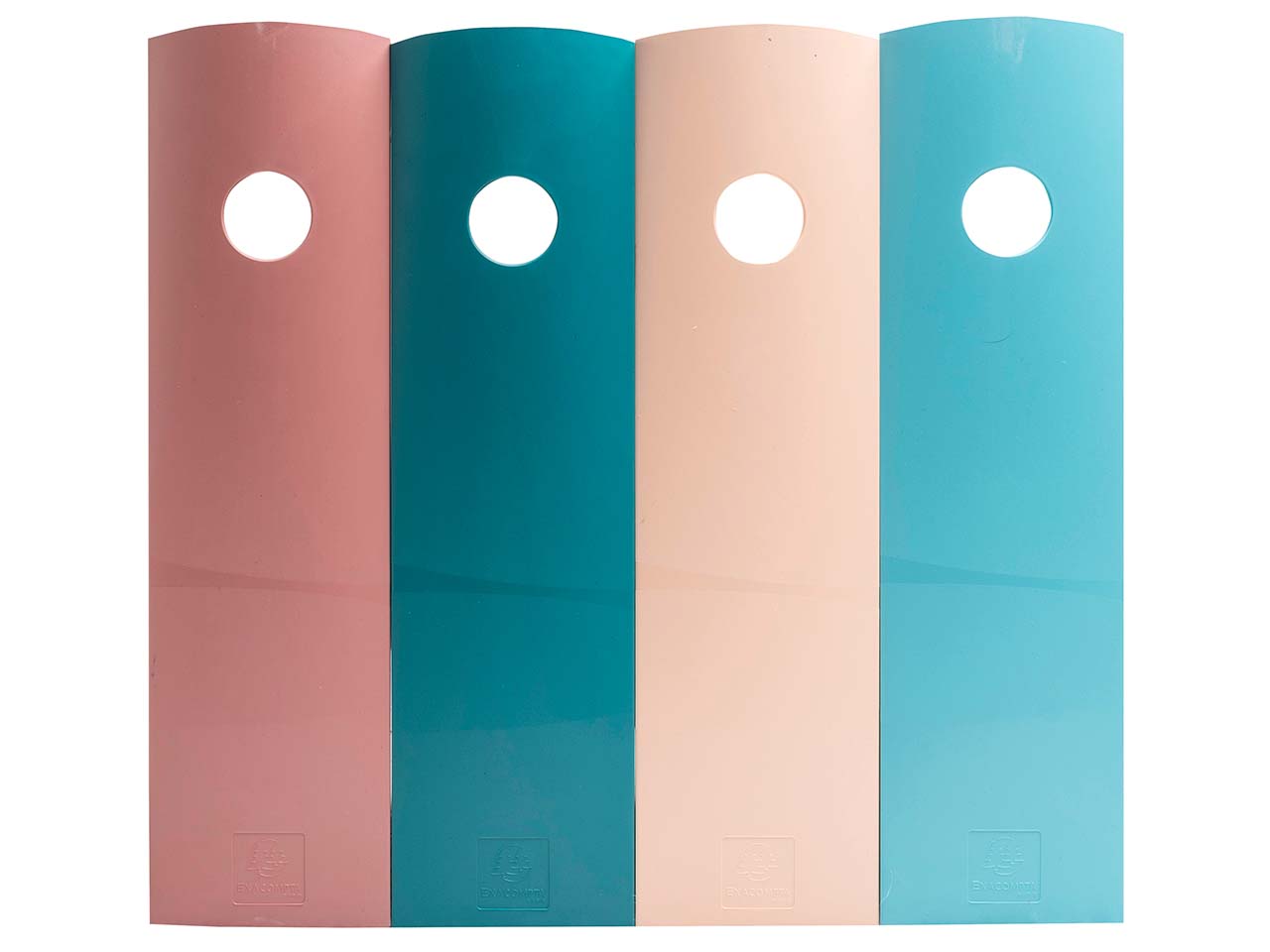 4 Exacompta Stehsammler MAG-CUBE "Skandi", DIN A4+, farbig sortiert