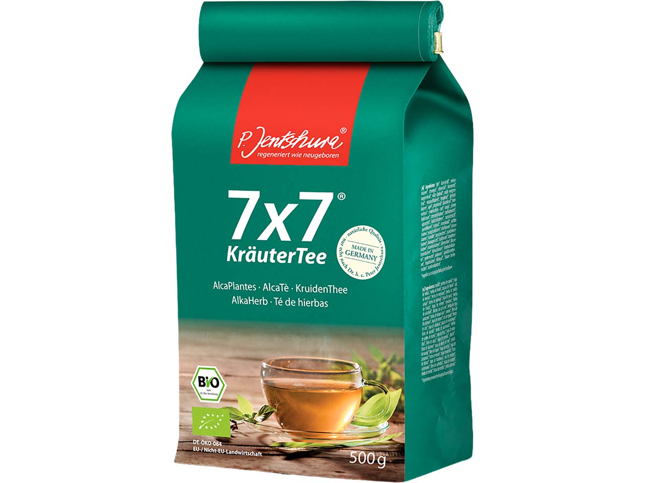 P. Jentschura Bio-Kräutertee "7x7" mit 49 Kräutern für die Säure-Basen-Balance,lose, 500 g