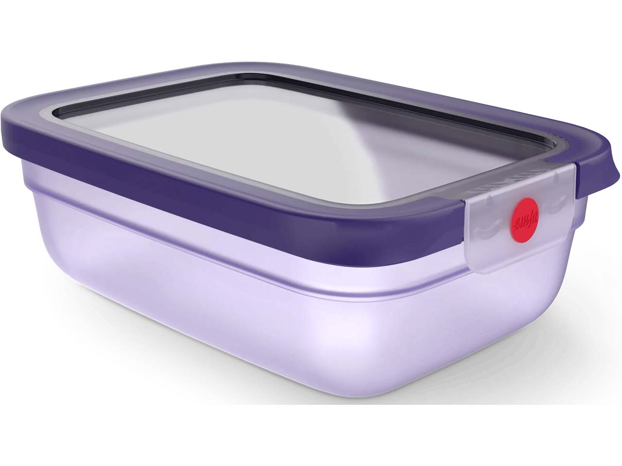 EMSA Frischhaltedose "oneClick" aus Kunststoff, 1,2 l, violett