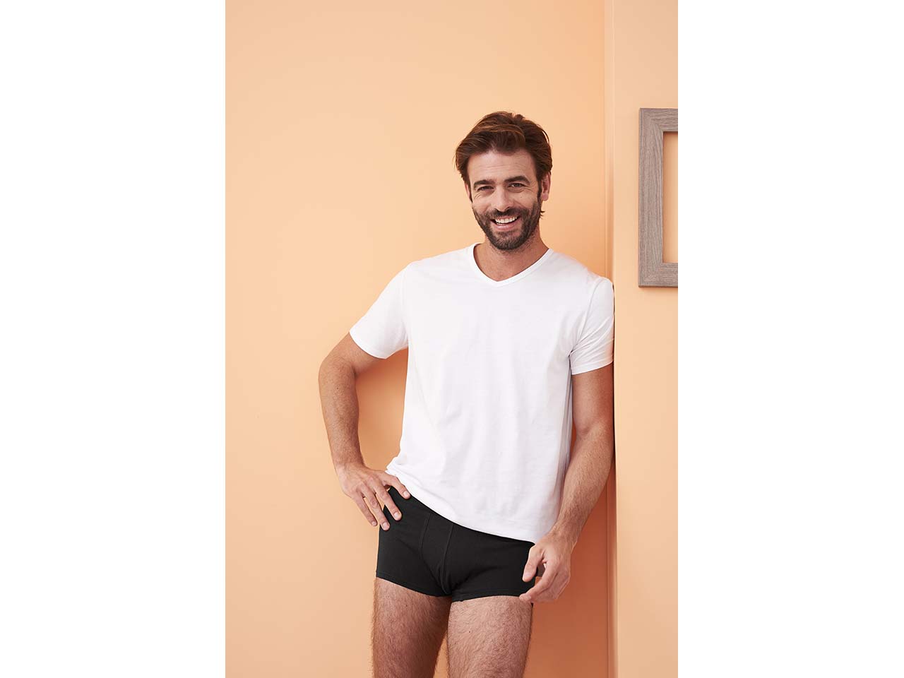 Living Crafts 2er-Pack Bio-Herren-Pants "Farell" schwarz, Gr. S
