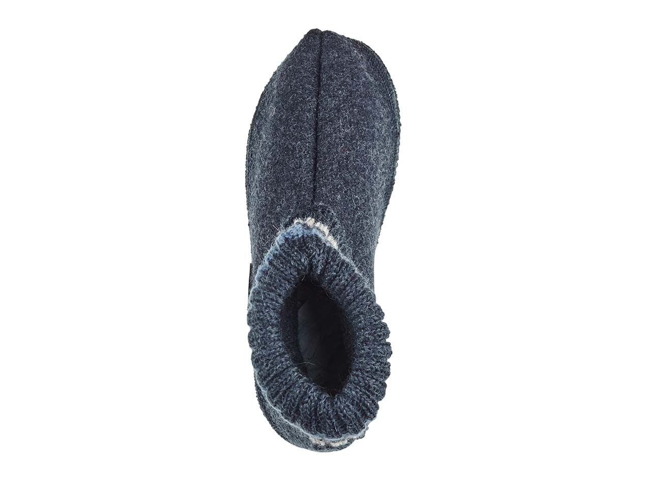 Haflinger Hüttenschuhe 'Paul' graphit, Gr. 43