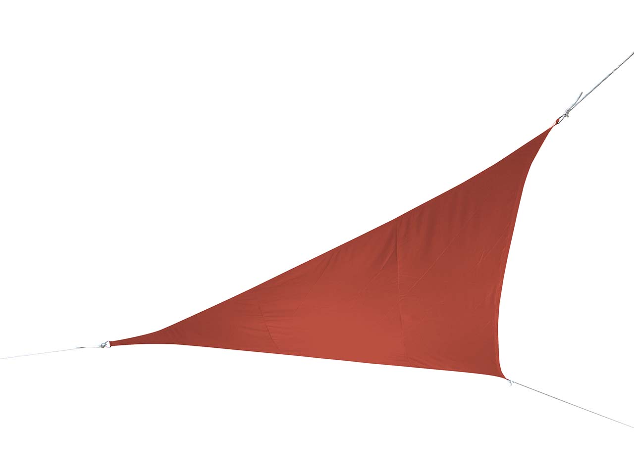 doppler Sonnensegel "AluPro" Dreieck 3,6 x 3,6 x 3,6 m, terrakotta