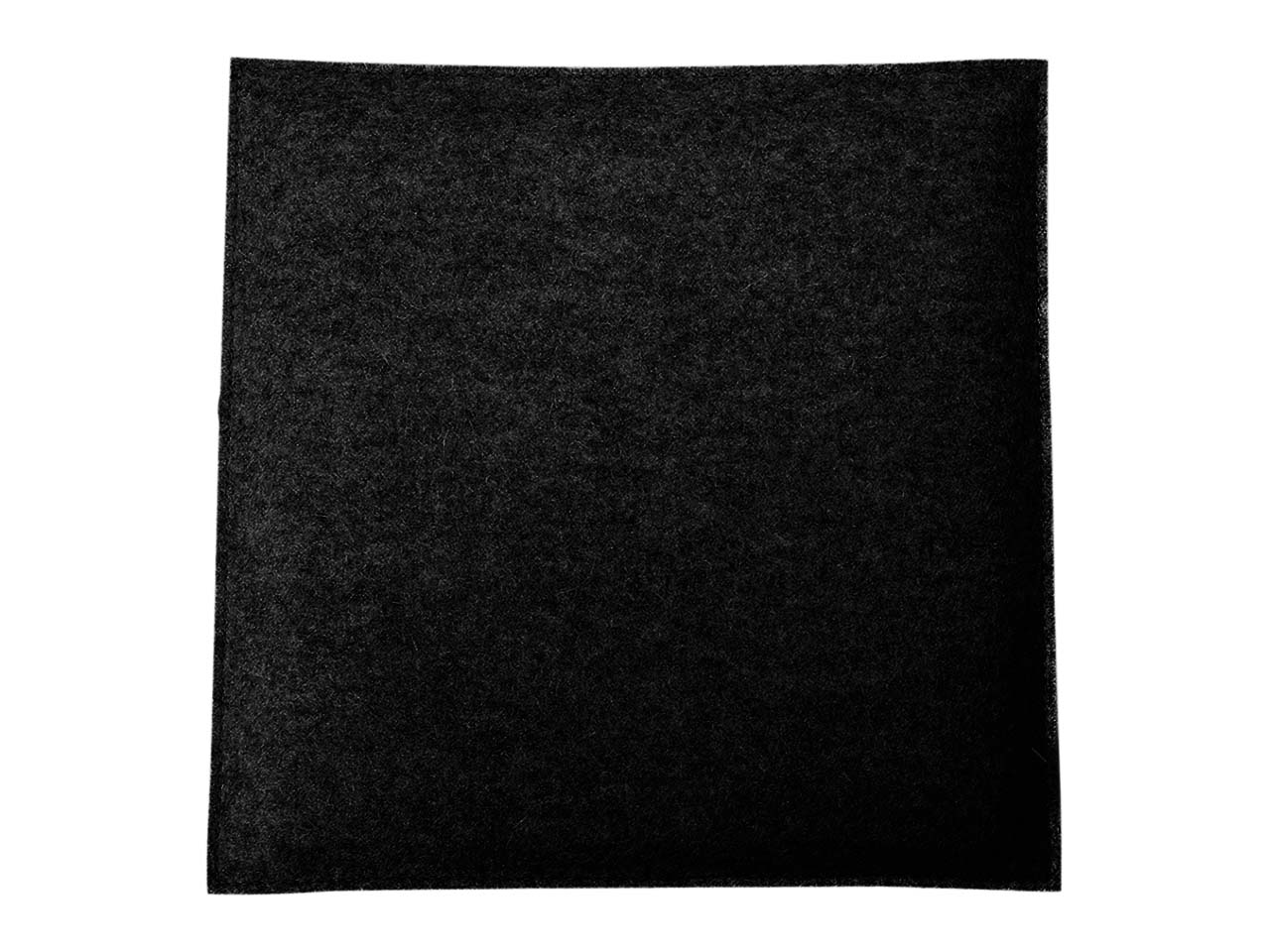 Sitzkissen 'Kvadrat' aus Filz schwarz