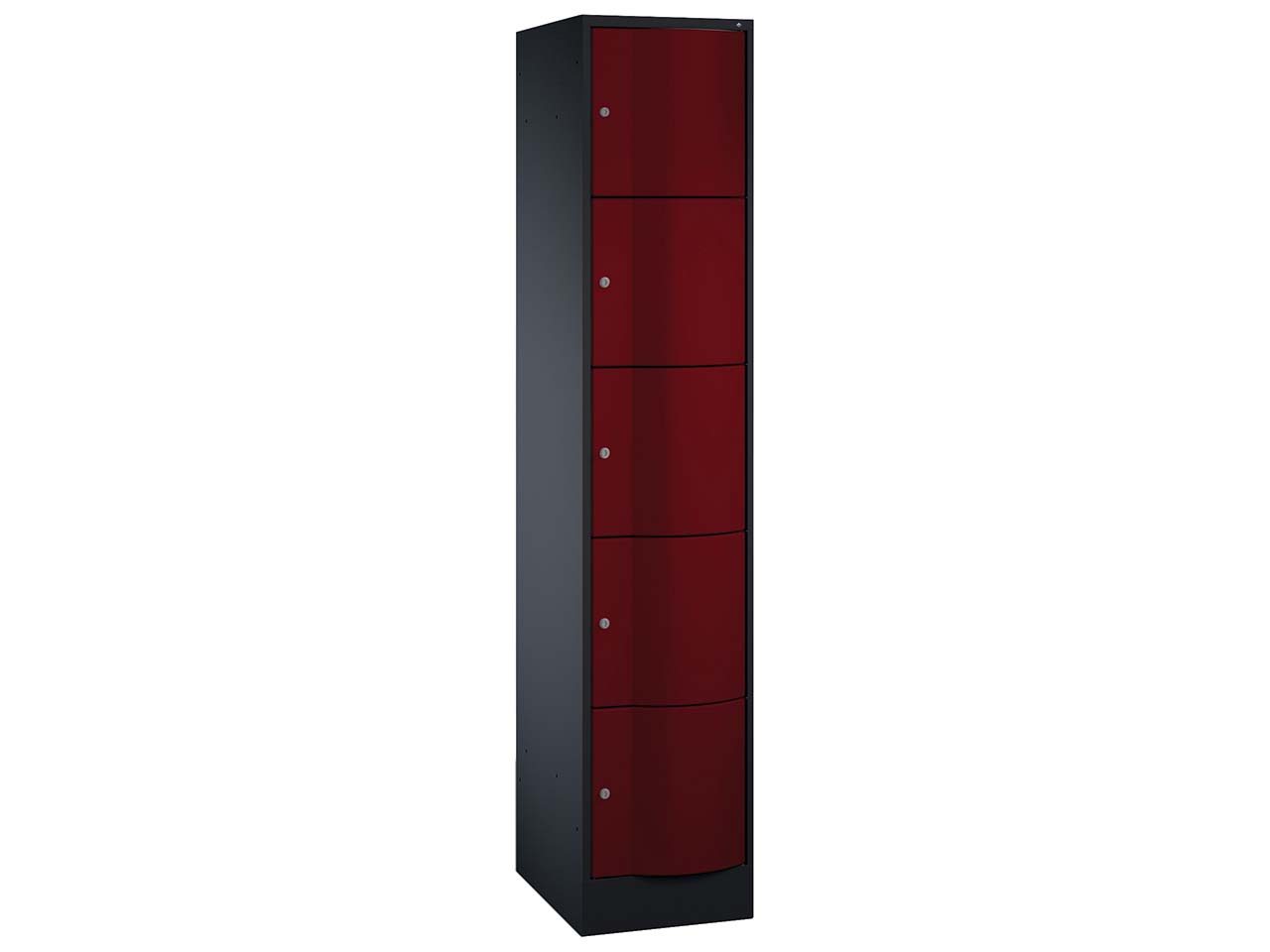 Schließfachschrank 1 Turm an/rt 5er