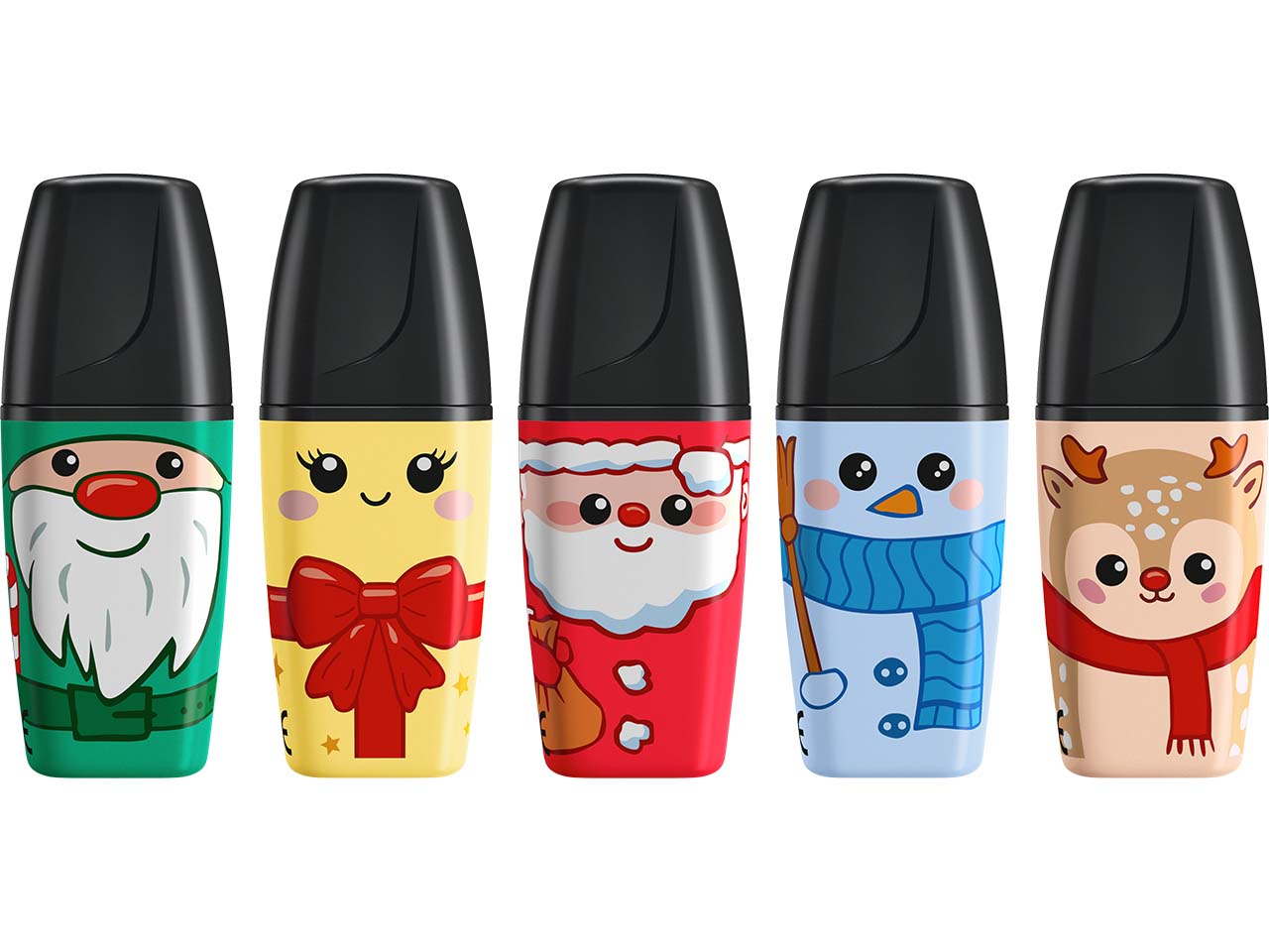 STABILO 5er-Pack Textmarker Boss Mini "Frosty Friends"