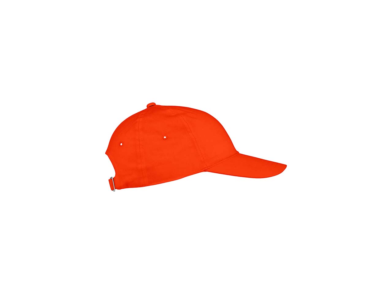 Neutral 6 Panel Cap aus Bio-Baumwolle - bedruckbar - orange