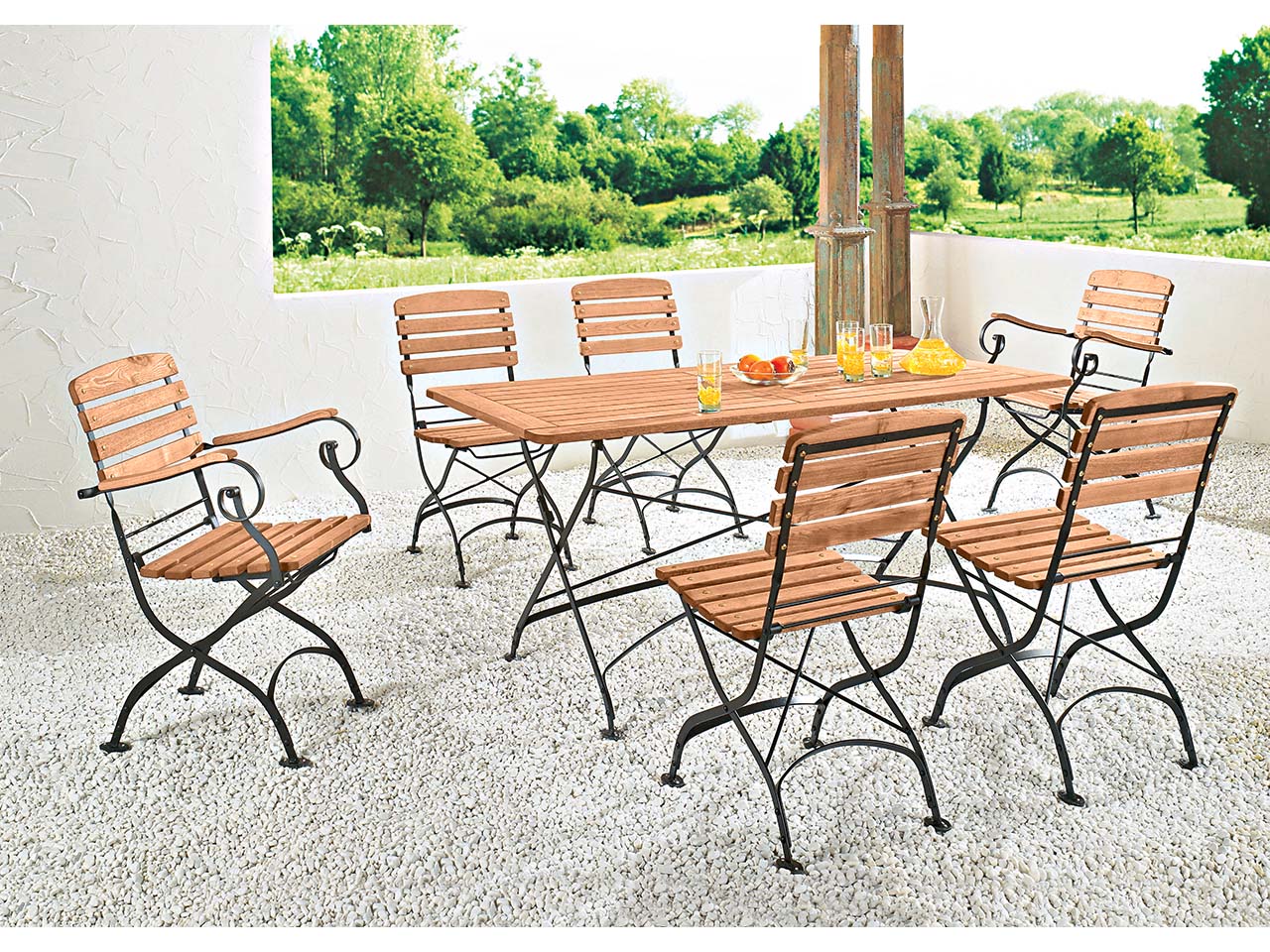 Gartensessel 'Maja' mit Armlehnen