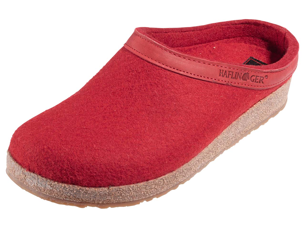 Haflinger Hausschuhe 'Torben' rot, Gr. 38