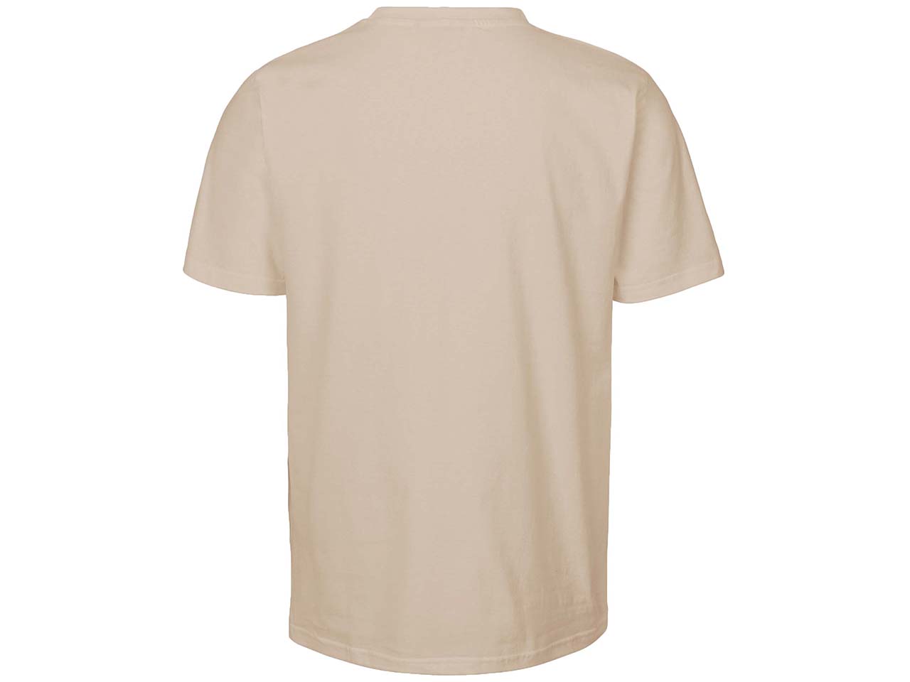 Neutral Bio-Unisex-T-Shirt mit Rundhalsausschnitt, sand, Gr. M