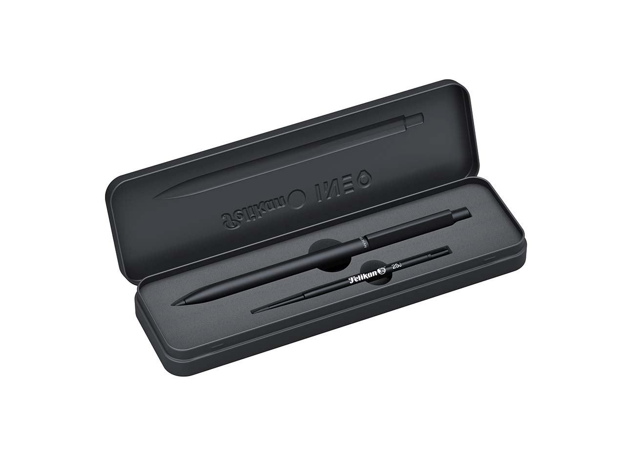 Pelikan Ineo® Endless Bleistift HB, Gehäuse aus Metall, im Etui, schwarz Stein