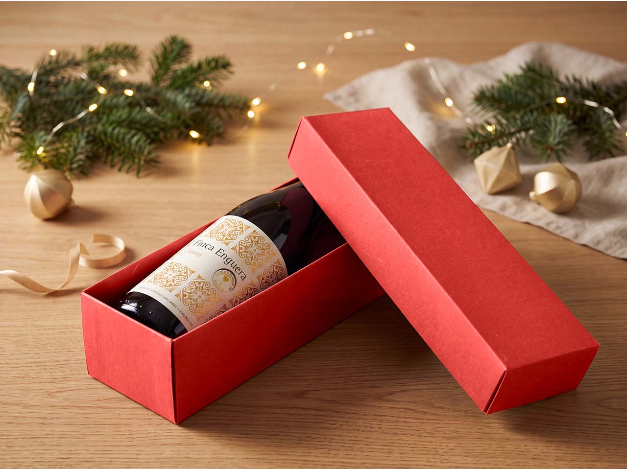 Bio-Rotwein Finca Enguera "Crianza Valencia" 750 ml, in Geschenkverpackung