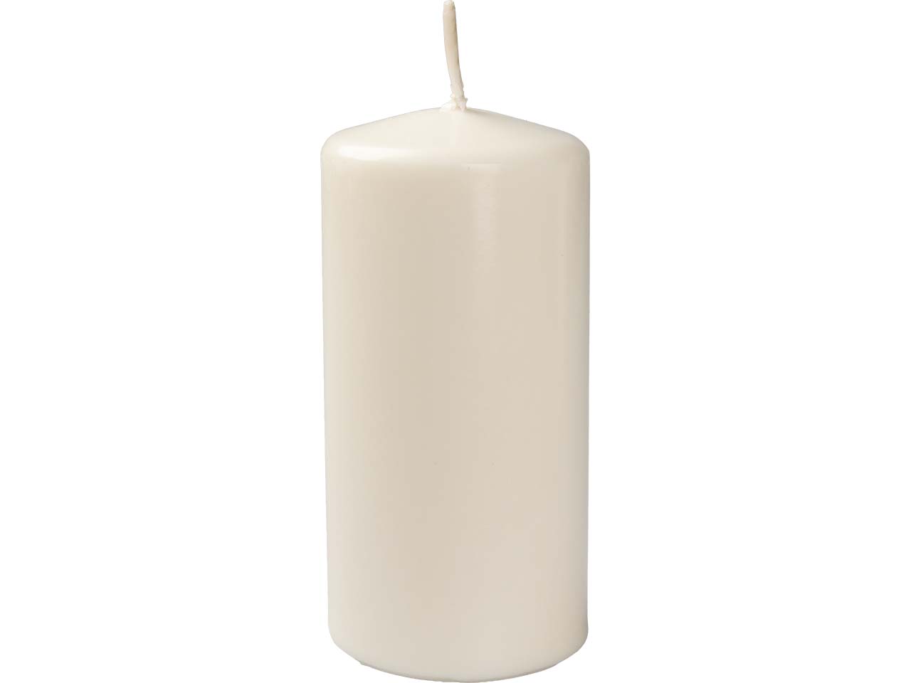 BIOKEMA Stumpenkerze aus Biomasse 60 x 120 mm, creme