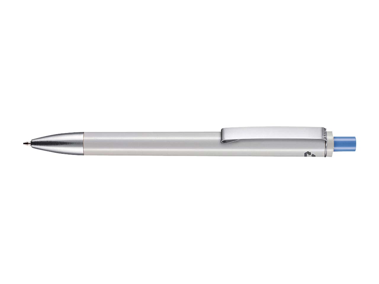 RITTER PEN Kugelschreiber 'EXOS RECYCLED' grau recycled/taubenblau