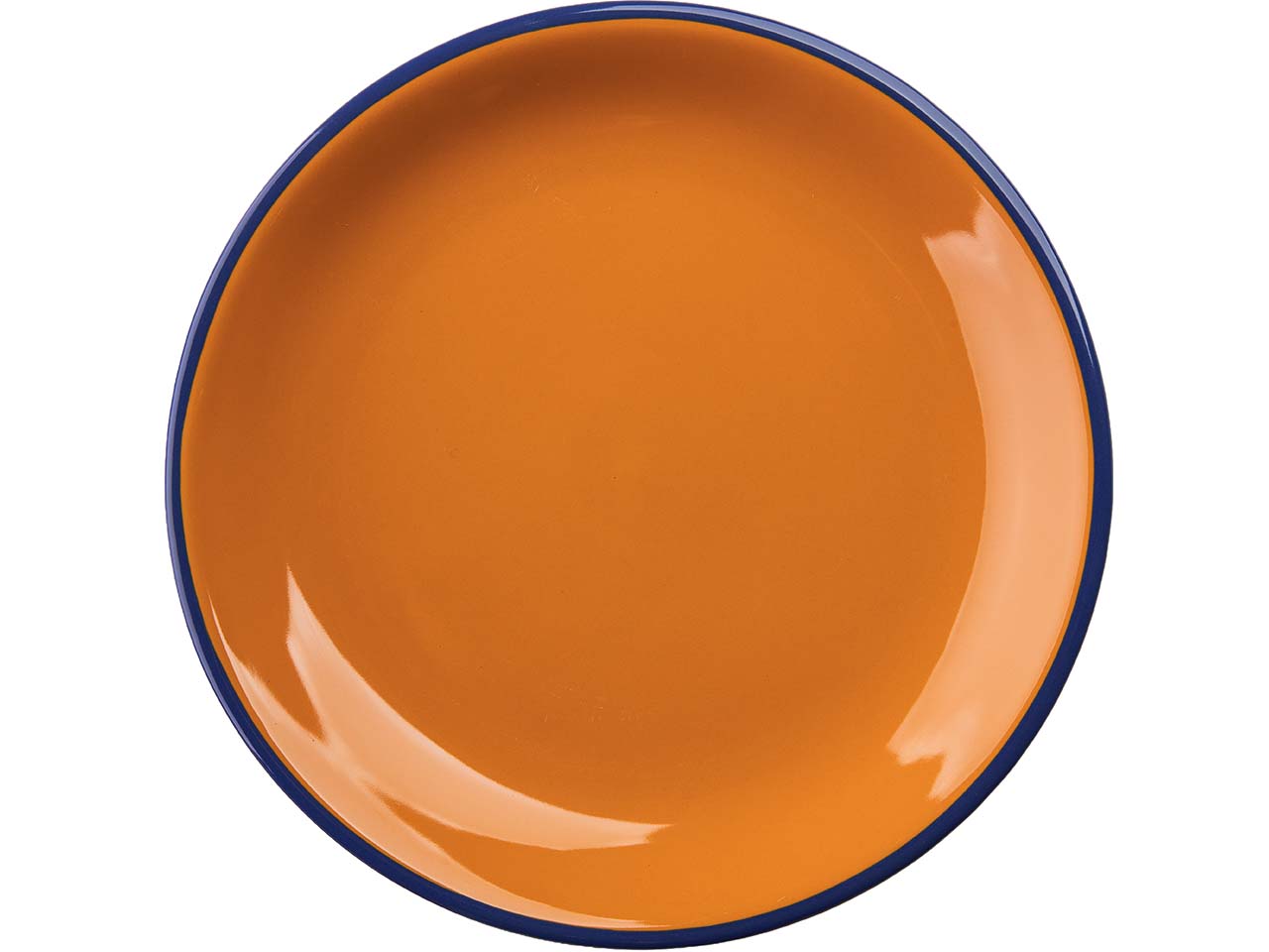 tranquillo Teller "COLOURI" aus Steinzeug, Ø 20,5 cm, orange