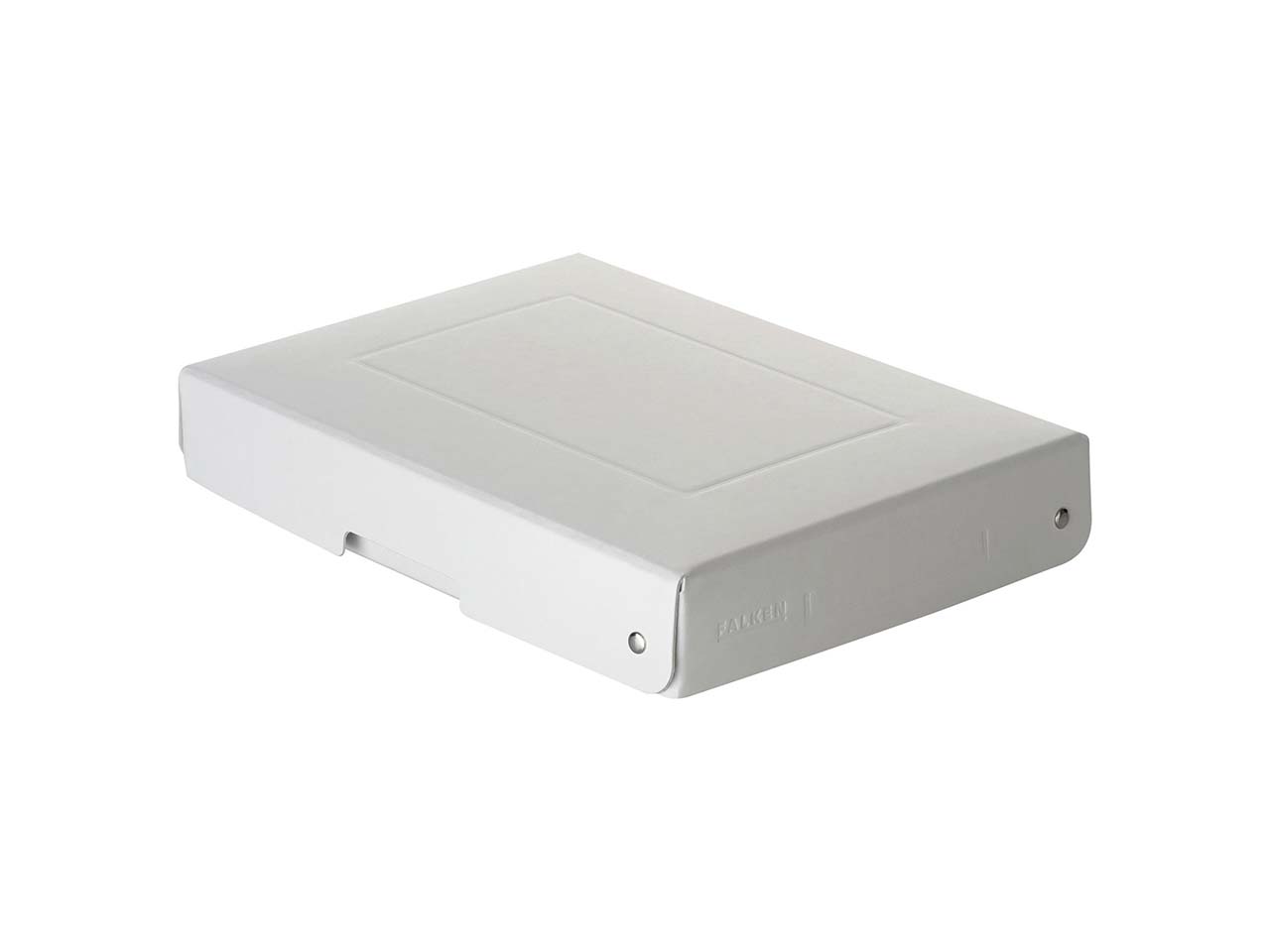 5 Falken Aufbewahrungsboxen "PureBox", 1200 g/m², DIN A5, 4 cm Höhe, weiß