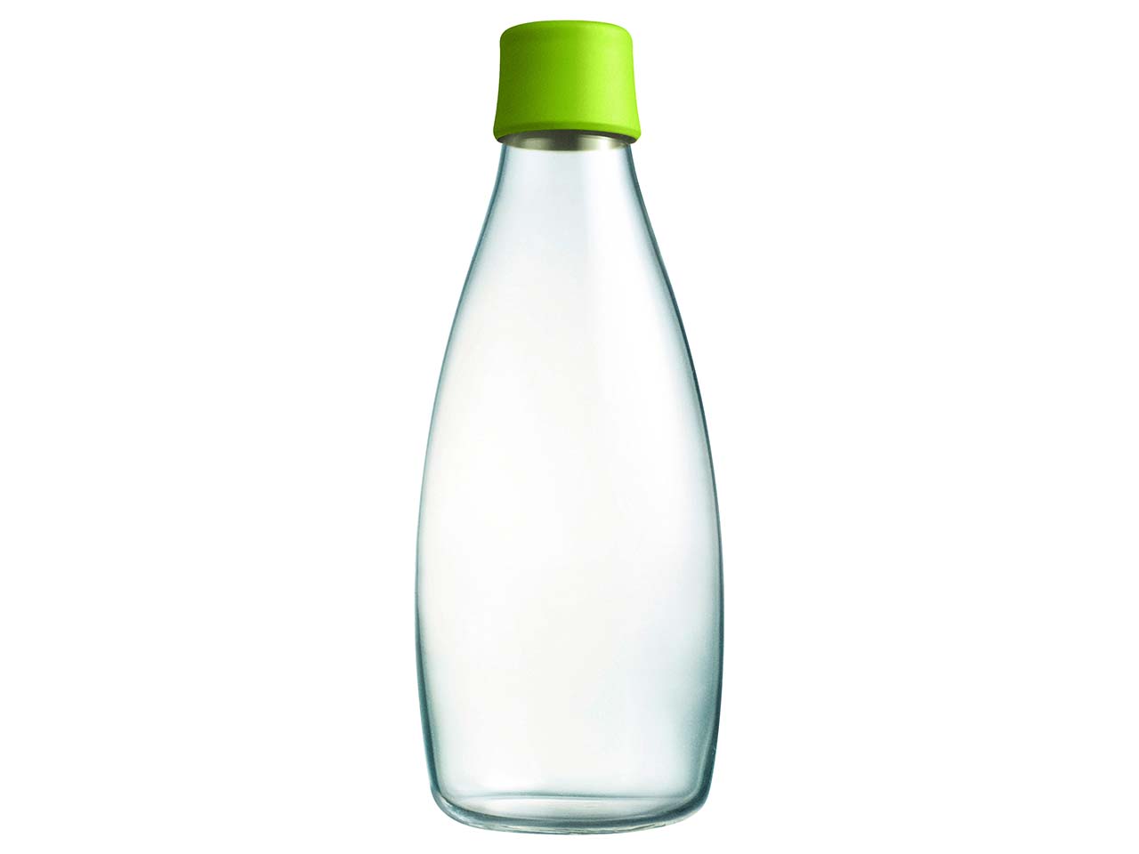 retap Trinkflasche 0,8 l aus Glas forest green