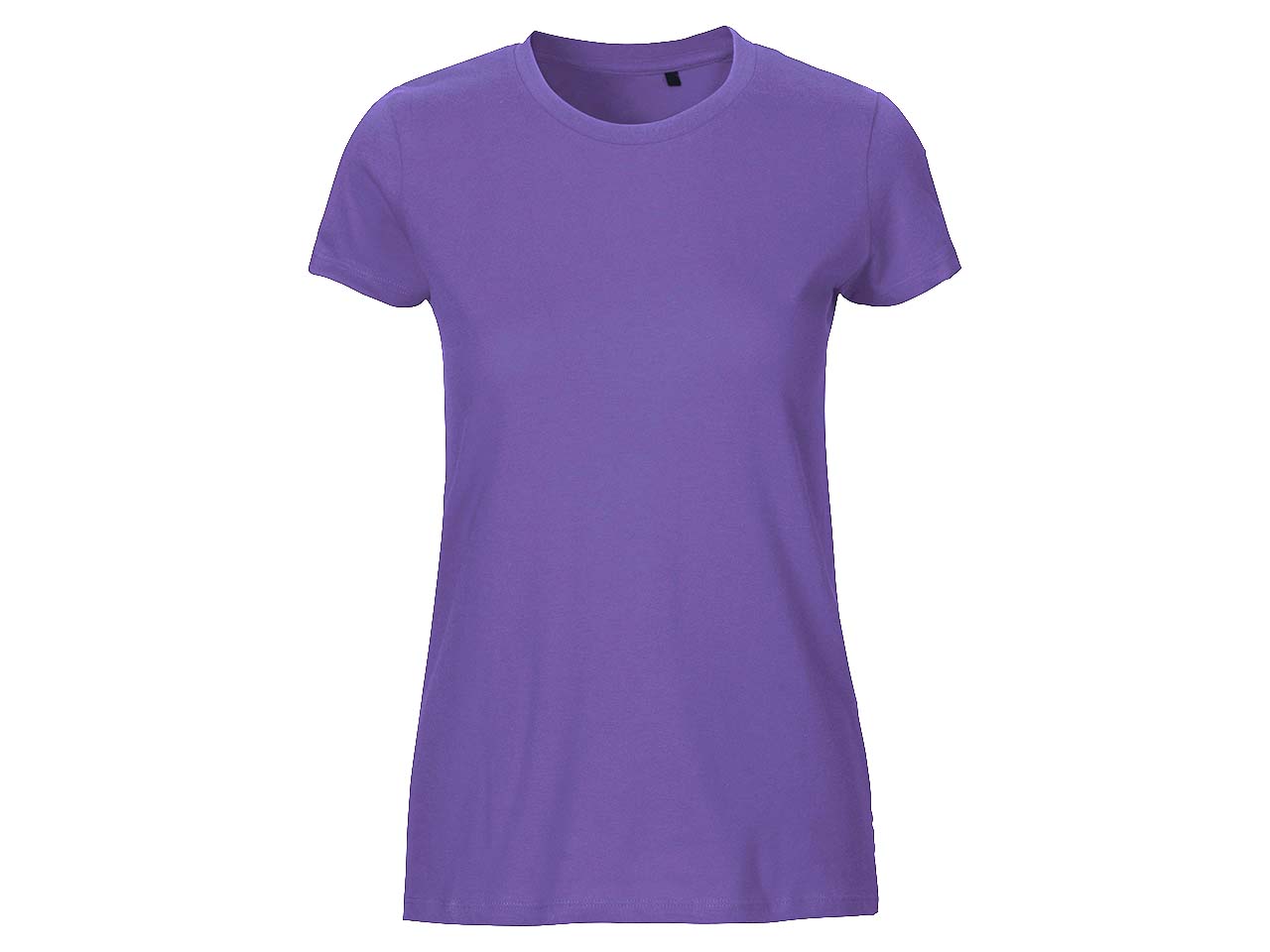 Neutral Bio-Damen-T-Shirt mit Rundhalsausschnitt purple, Gr. M