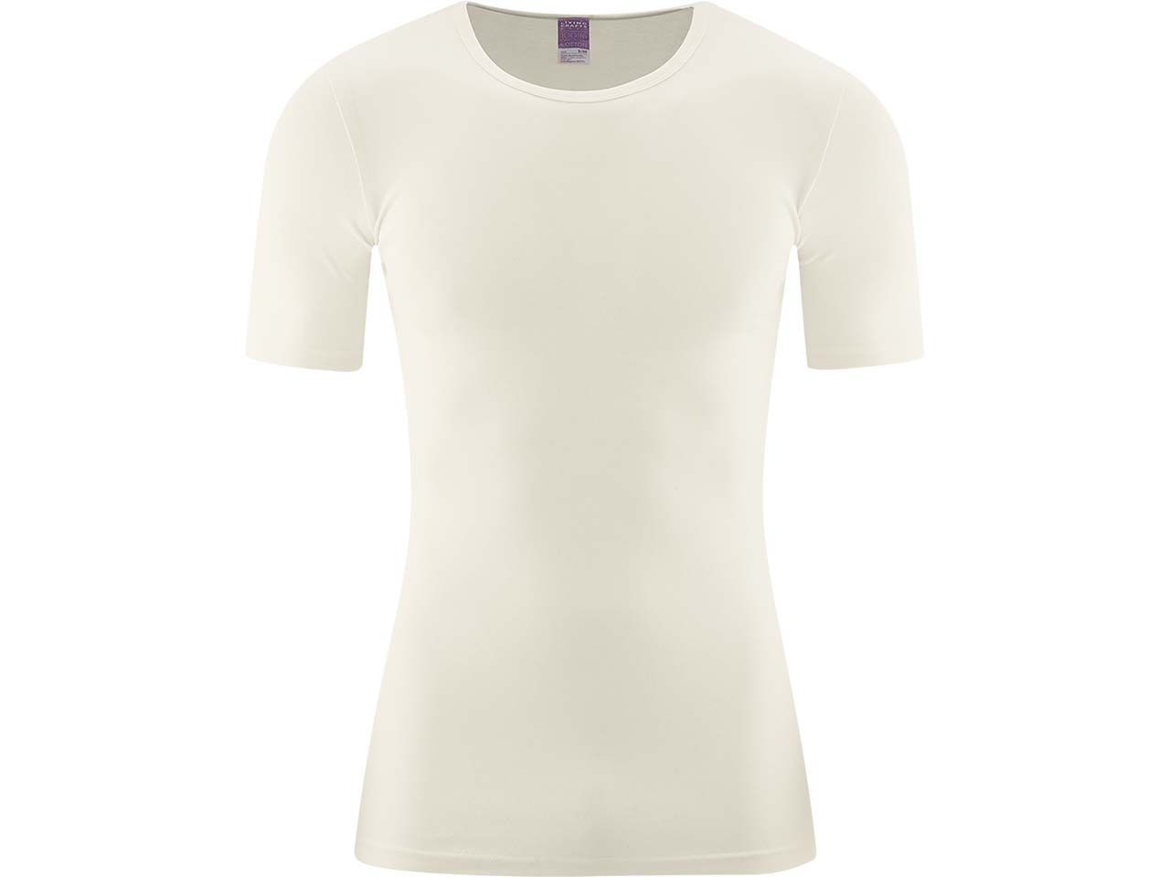 Living Crafts Bio-Herren-T-Shirt "JACOB" mit Rundhalsausschnitt, natural, Gr. L