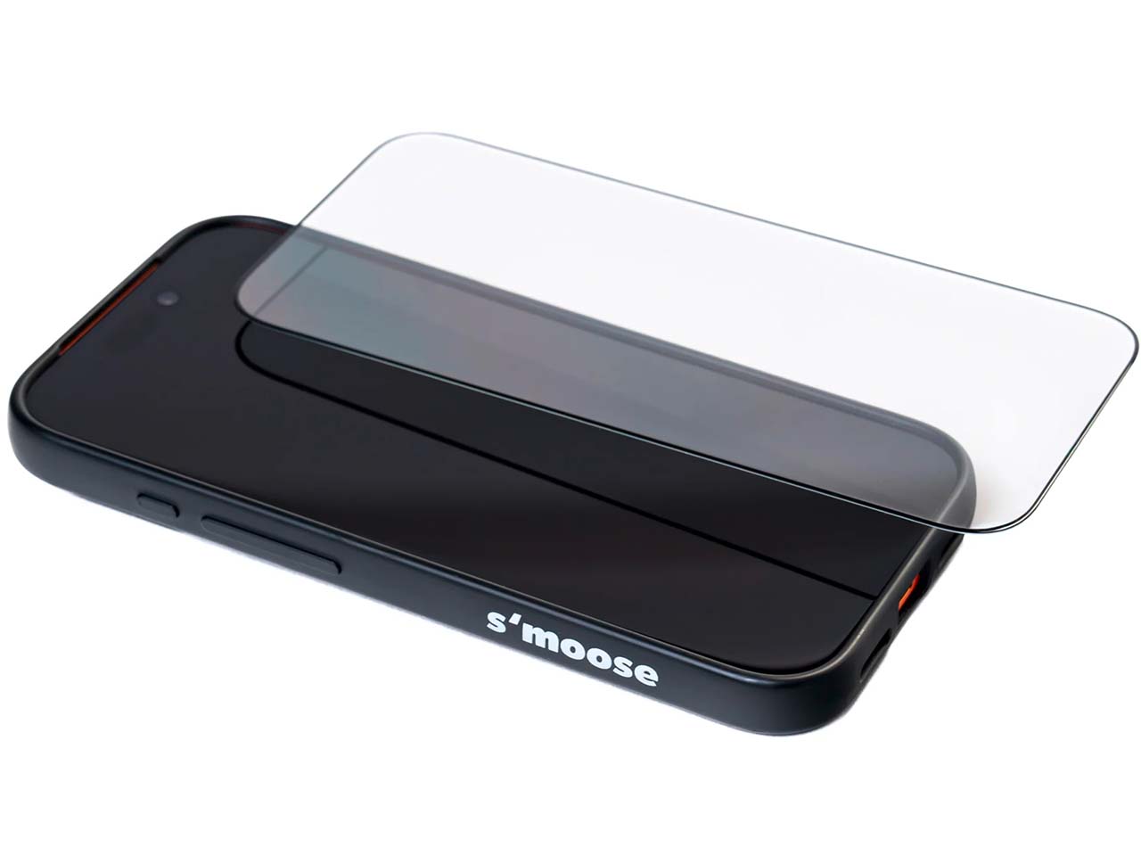s'moose Displayschutz "Applicator Waterfall" für iPhone 17/16 Pro