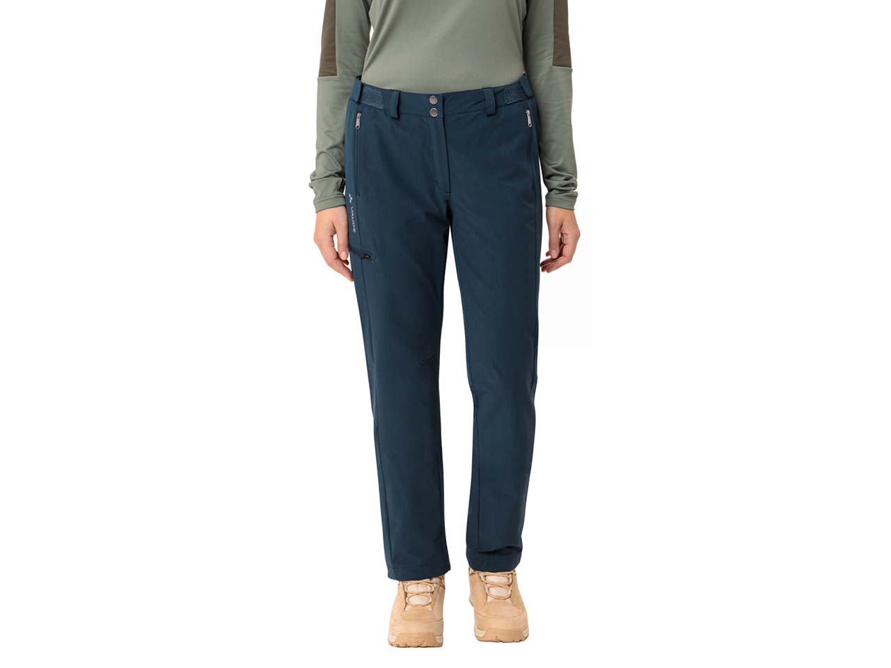 VAUDE Damen-Winterhose "Skomer II" gefüttert, mit Gürtelschlaufen, dark sea, Gr. 36
