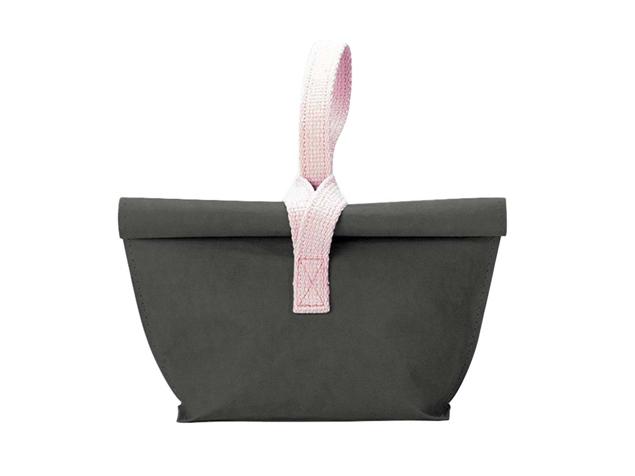 Lunchbag 'Yummy Plus' aus Papyr Gr. M, anthrazit