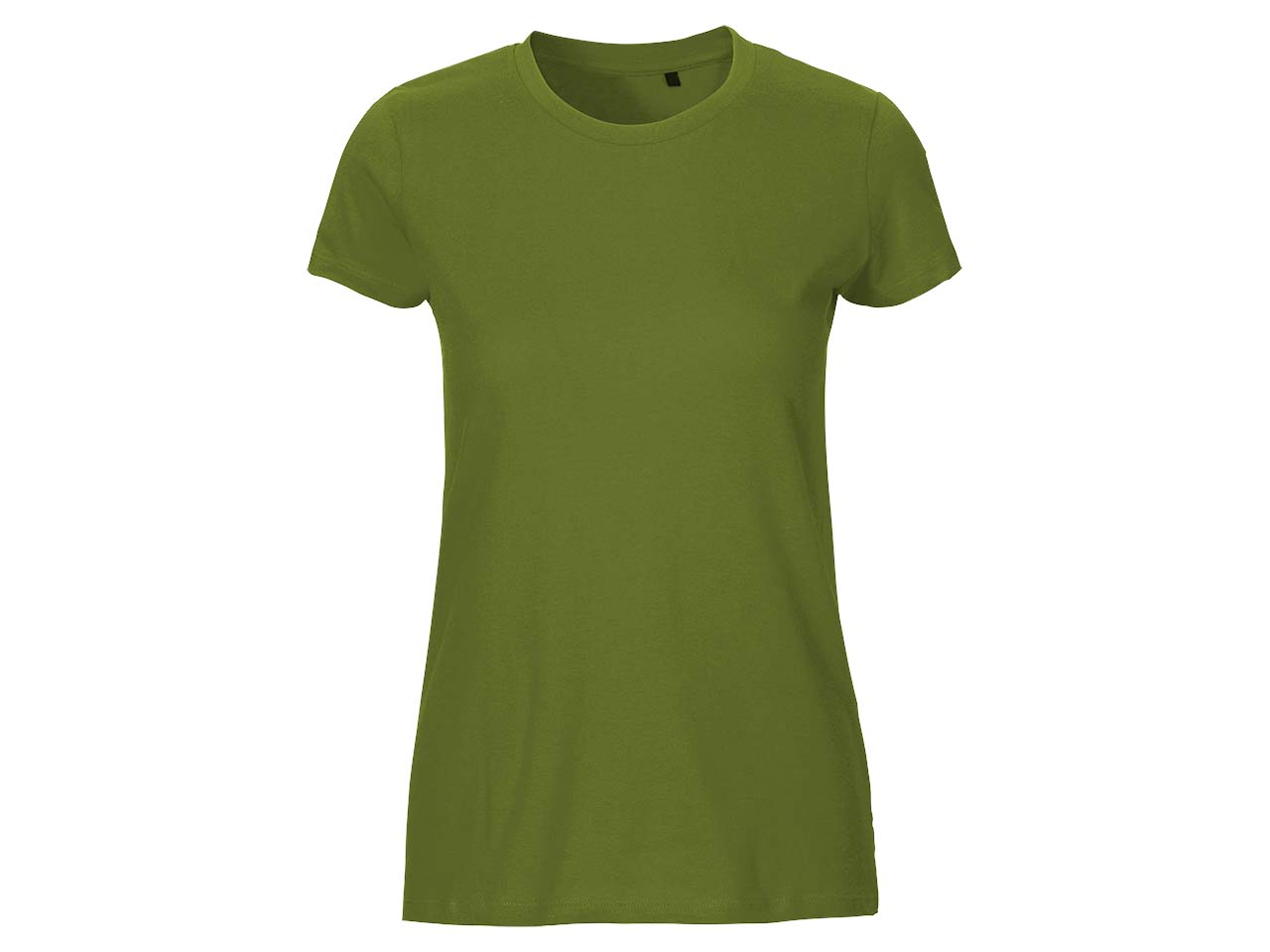 Neutral Bio-Damen-T-Shirt mit Rundhalsausschnitt military, Gr. S