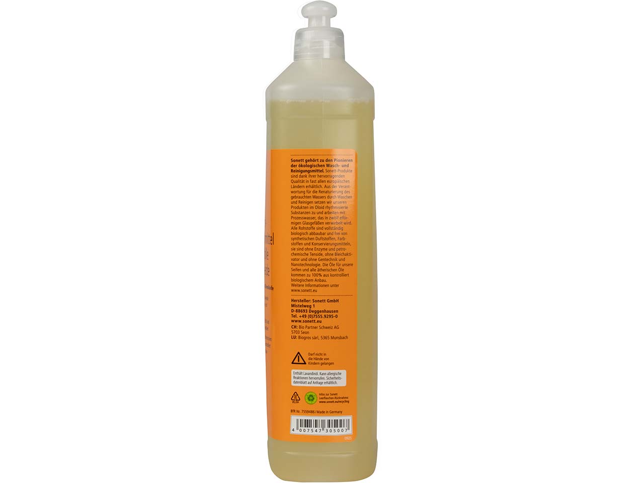 Sonett Olivenwaschmittel für Wolle & Seide, 1 l