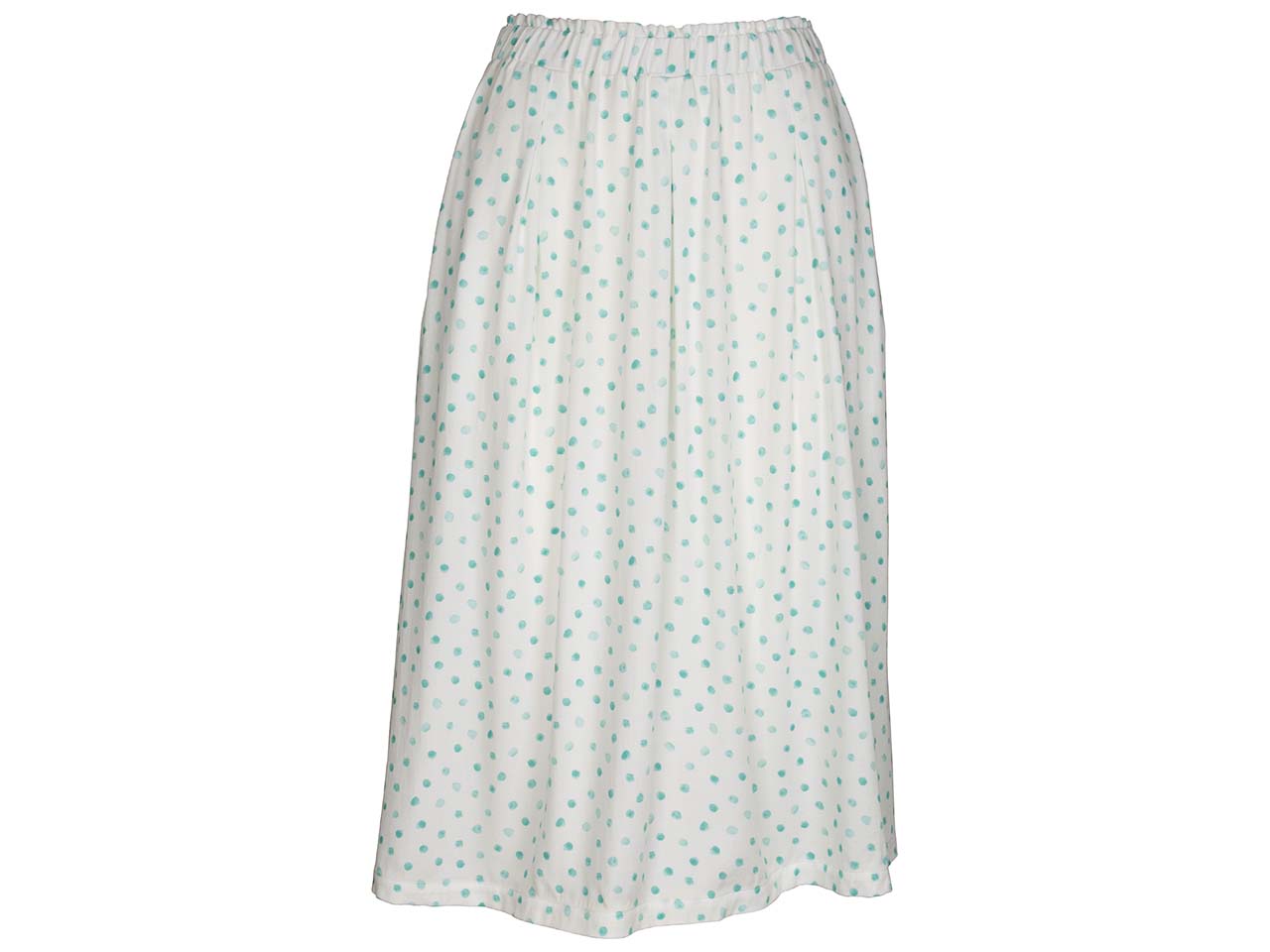 Living Crafts Damen-Midi-Rock "ORIETTA" aus Viskose, watercolour dots, Gr. 42