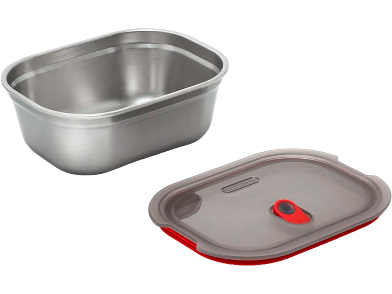 black+blum Frischhaltebox "Food Box" Edelstahl, rechteckig, 1200 ml