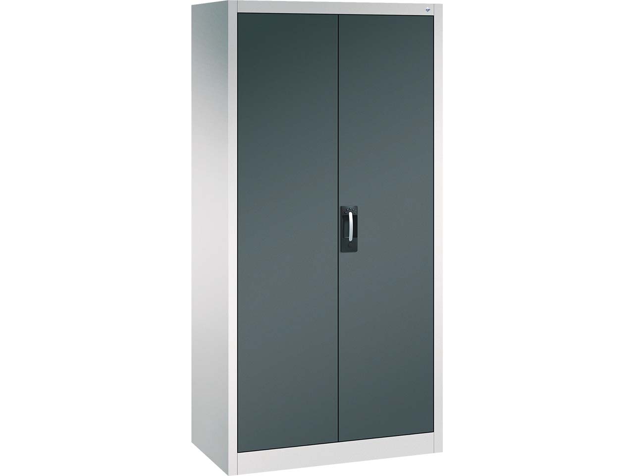 C+P Büroschrank Acurado, H1950xB930xT500mm, Lichtgrau/Anthrazitgrau