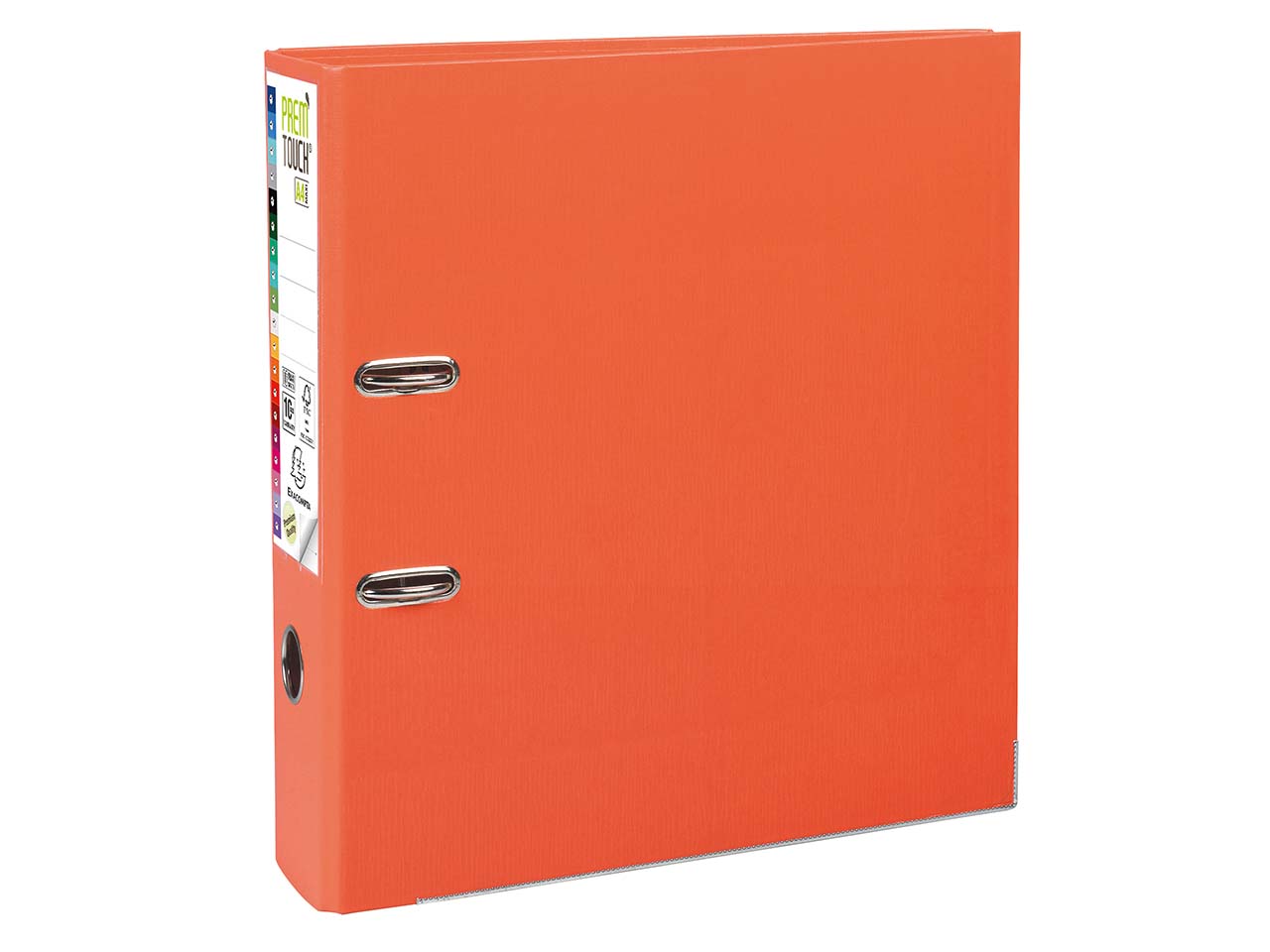 10 Exacompta Premium-Ordner "Prem'Touch", DIN A4 Maxi, orange, RB 80 mm