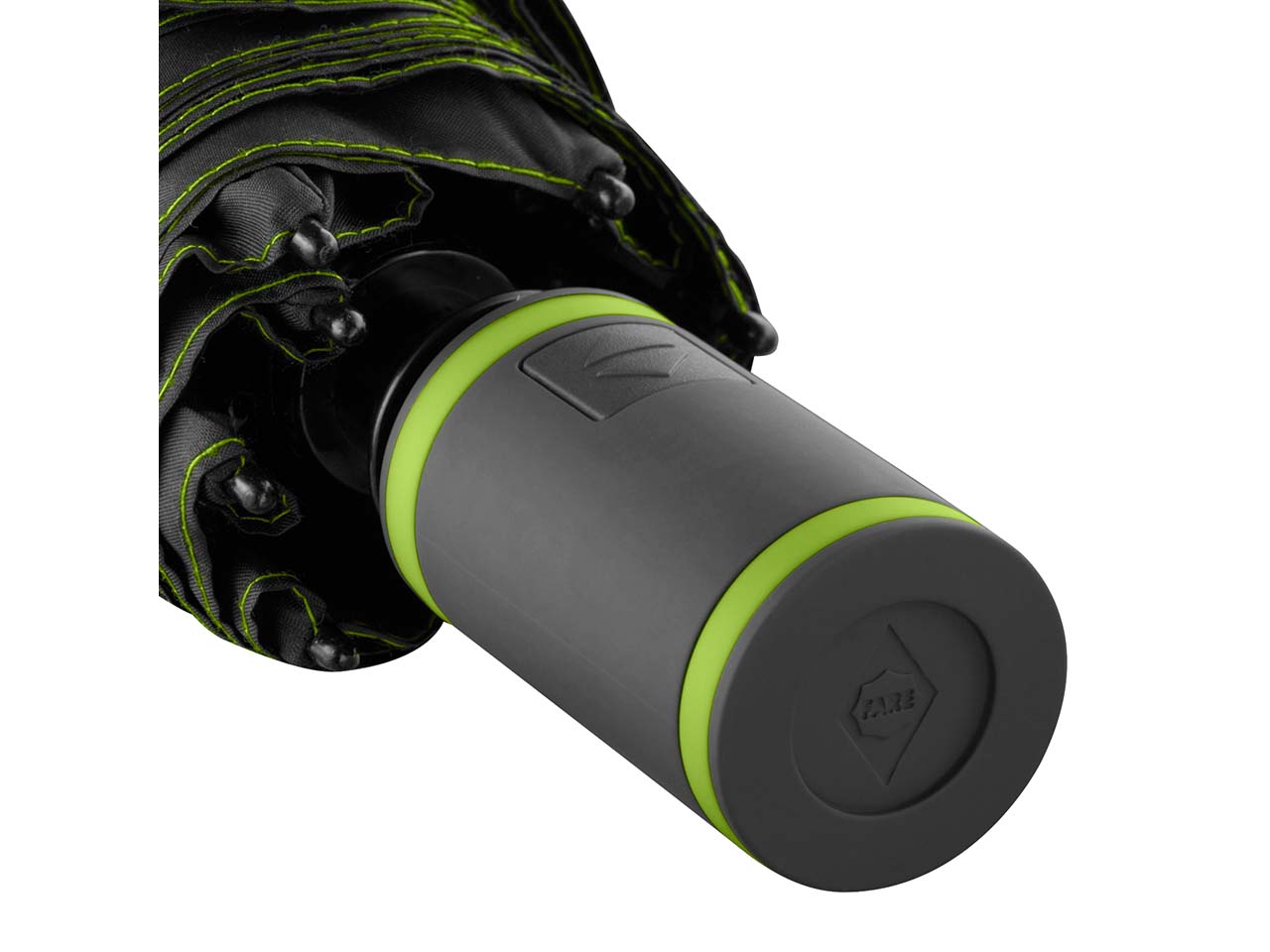 FARE Taschenschirm AOC "Mini Style"  mit Doppelautomatik, schwarz-limette