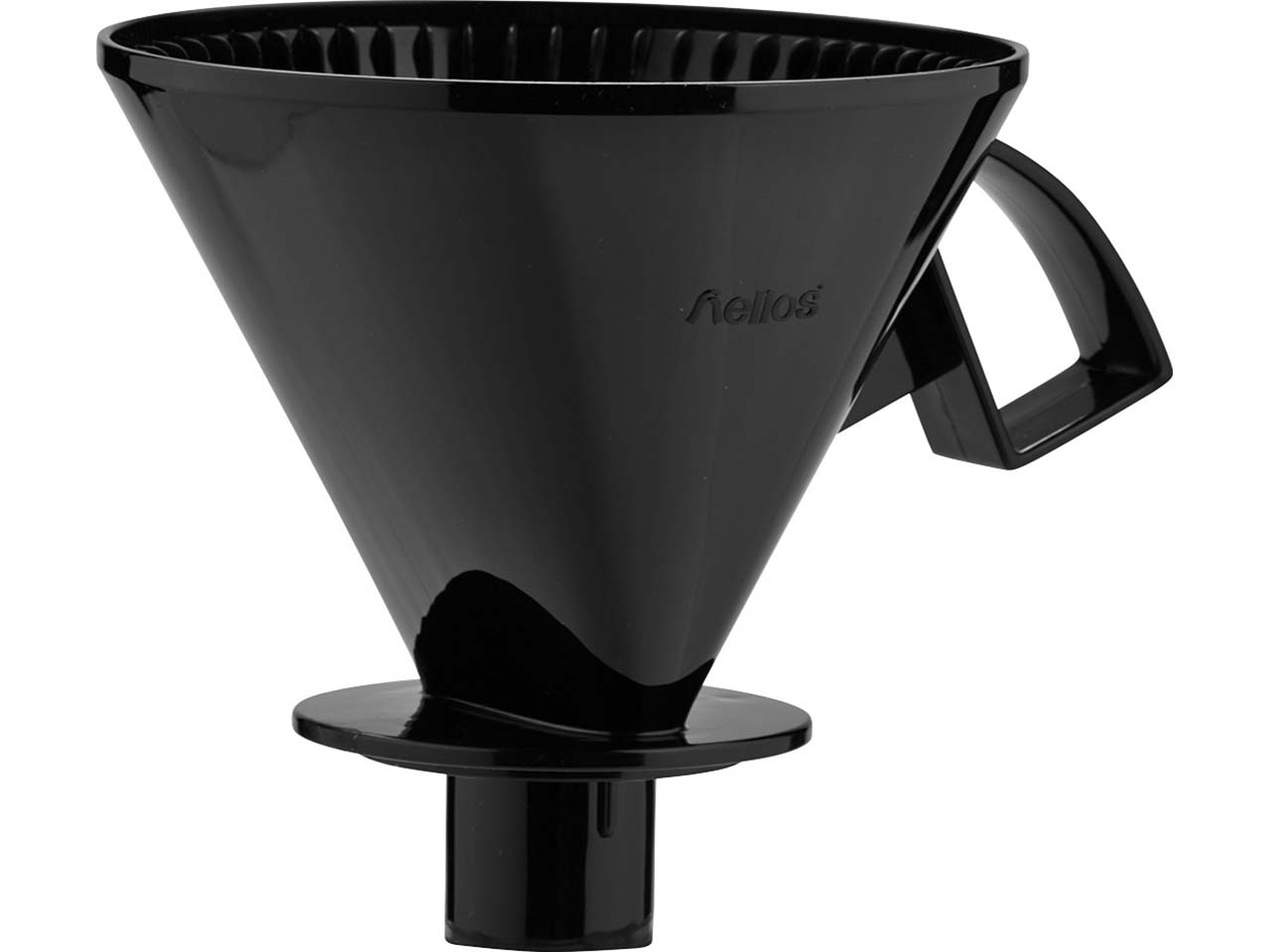 helios Kaffeefilter-Einsatz aus Kunststoff, mit Griff, schwarz