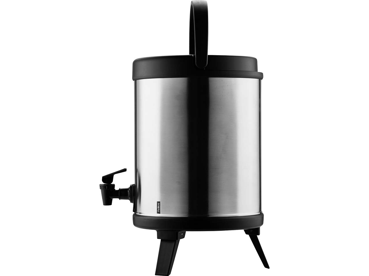 helios Isoliergetränkespender "Maxx" mit mattiertem Edelstahlmantel, 6 l, silber