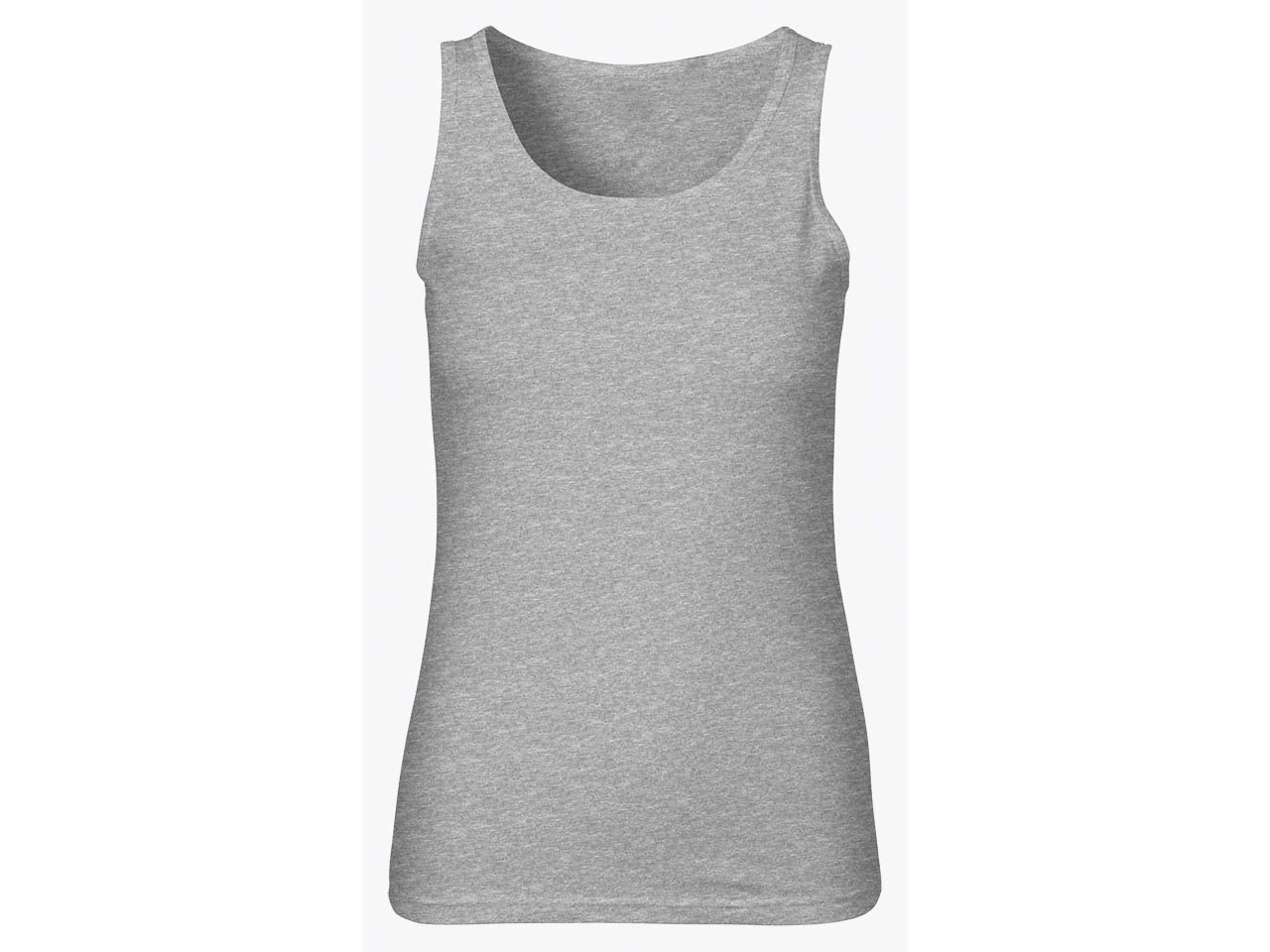 Neutral Bio-Damen-Tank-Top, 155 g/m² grau, Gr. XXL