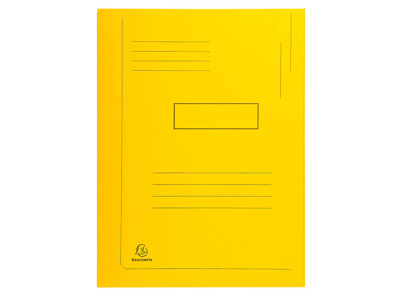 50 Exacompta Aktenmappen "Forever", 2 Klappen, 290 g/m², DIN A4, gelb
