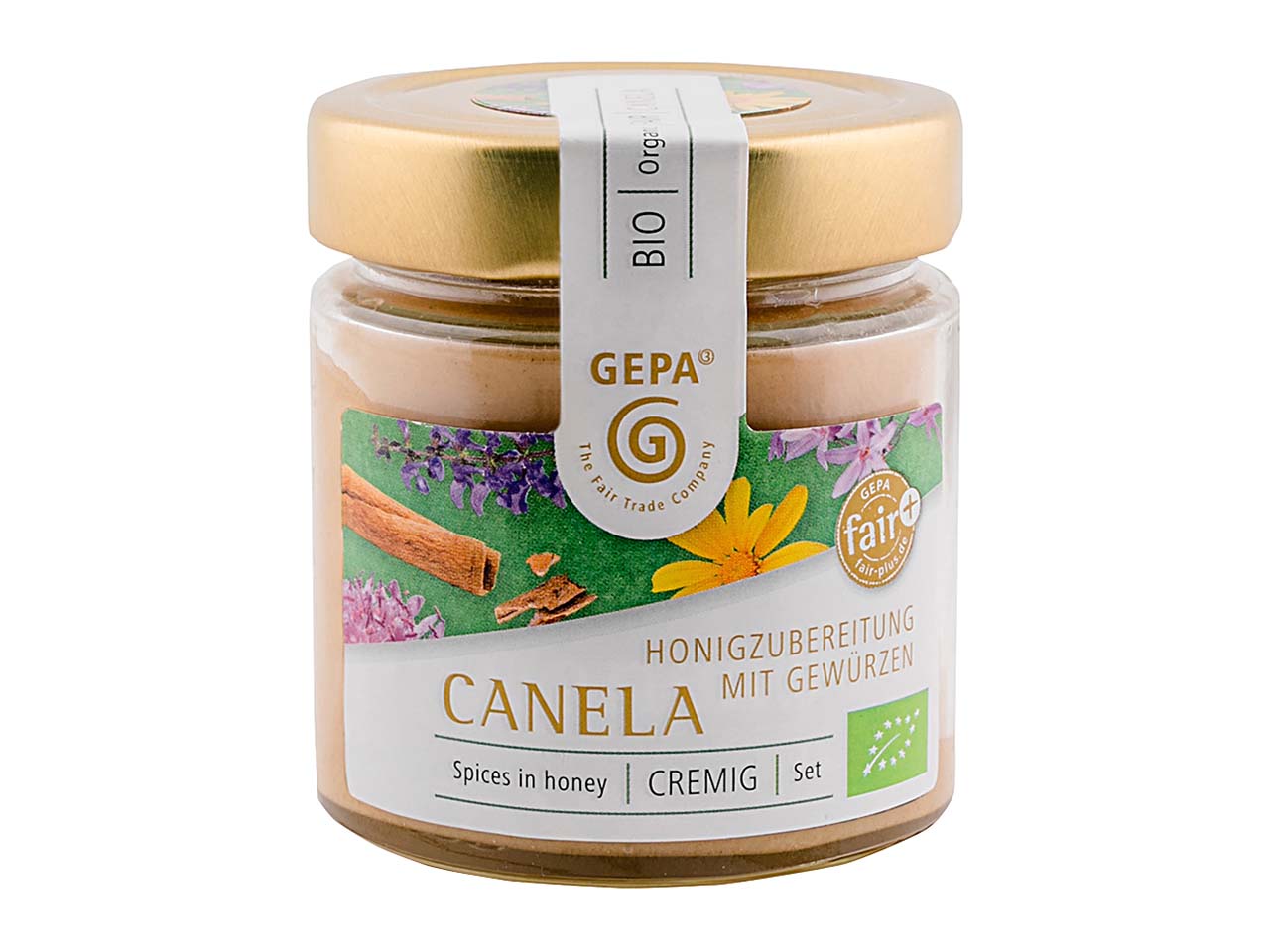 GEPA Bio-Honigzubereitung mit Gewürzen 'Canela', 250 g