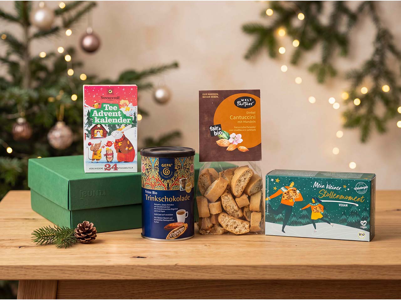 Bio-Weihnachtspaket "vegan"