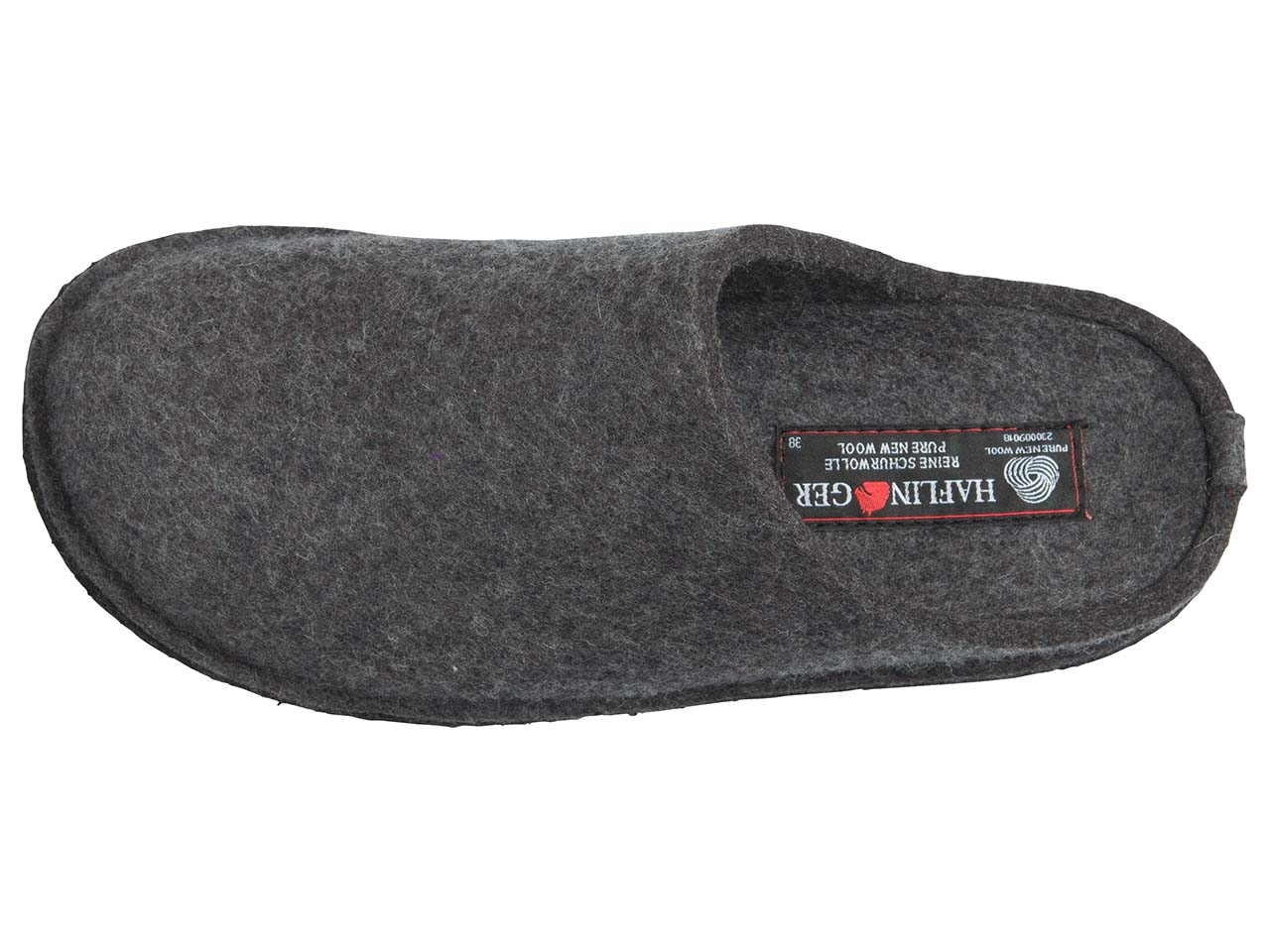Haflinger Hausschuhe "Flair Soft" anthrazit, Gr. 36