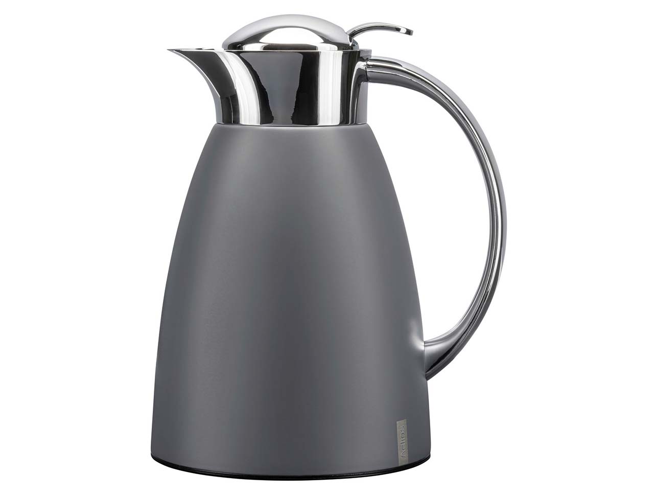 helios Isolierkanne "Conference" mit Drucktaste, aus Edelstahl, 1 l, basalt matt