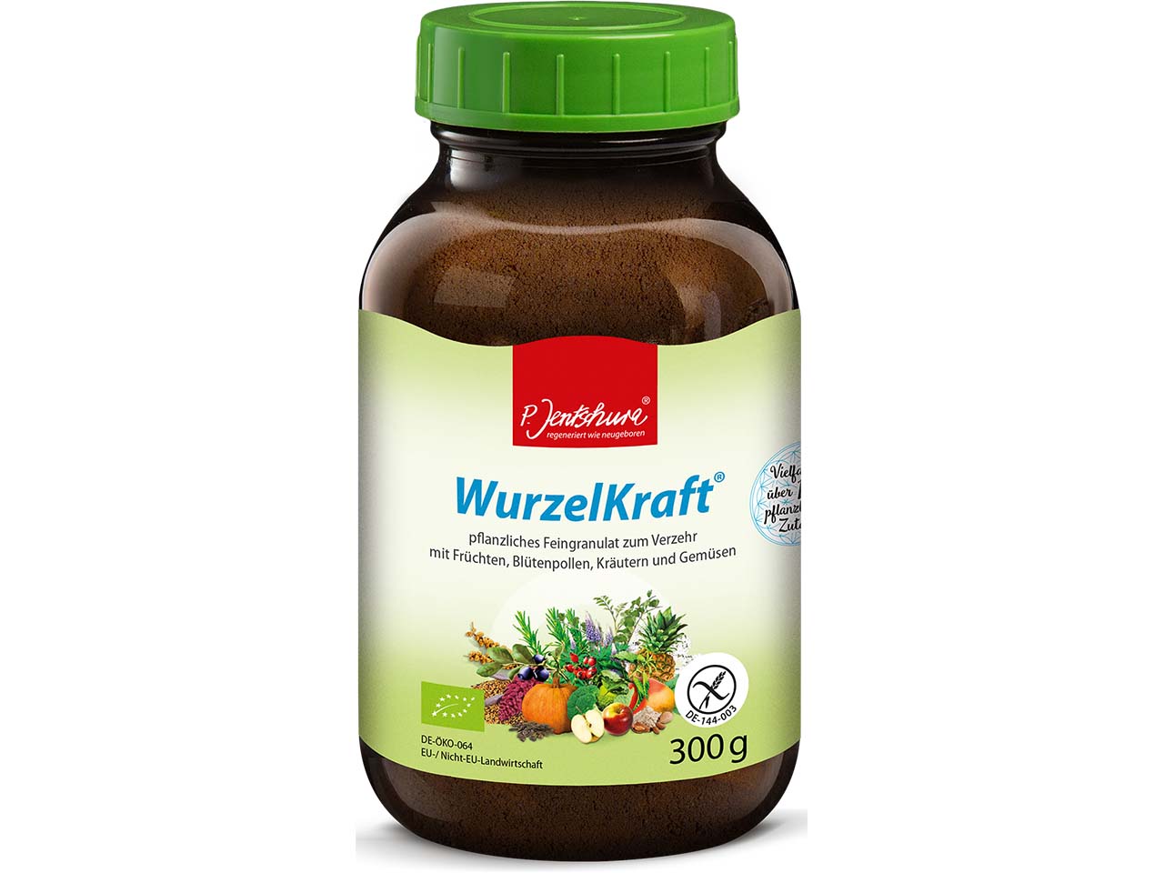 P. Jentschura Bio-Feingranulat "WurzelKraft" pflanzlich, basisch, 300 g
