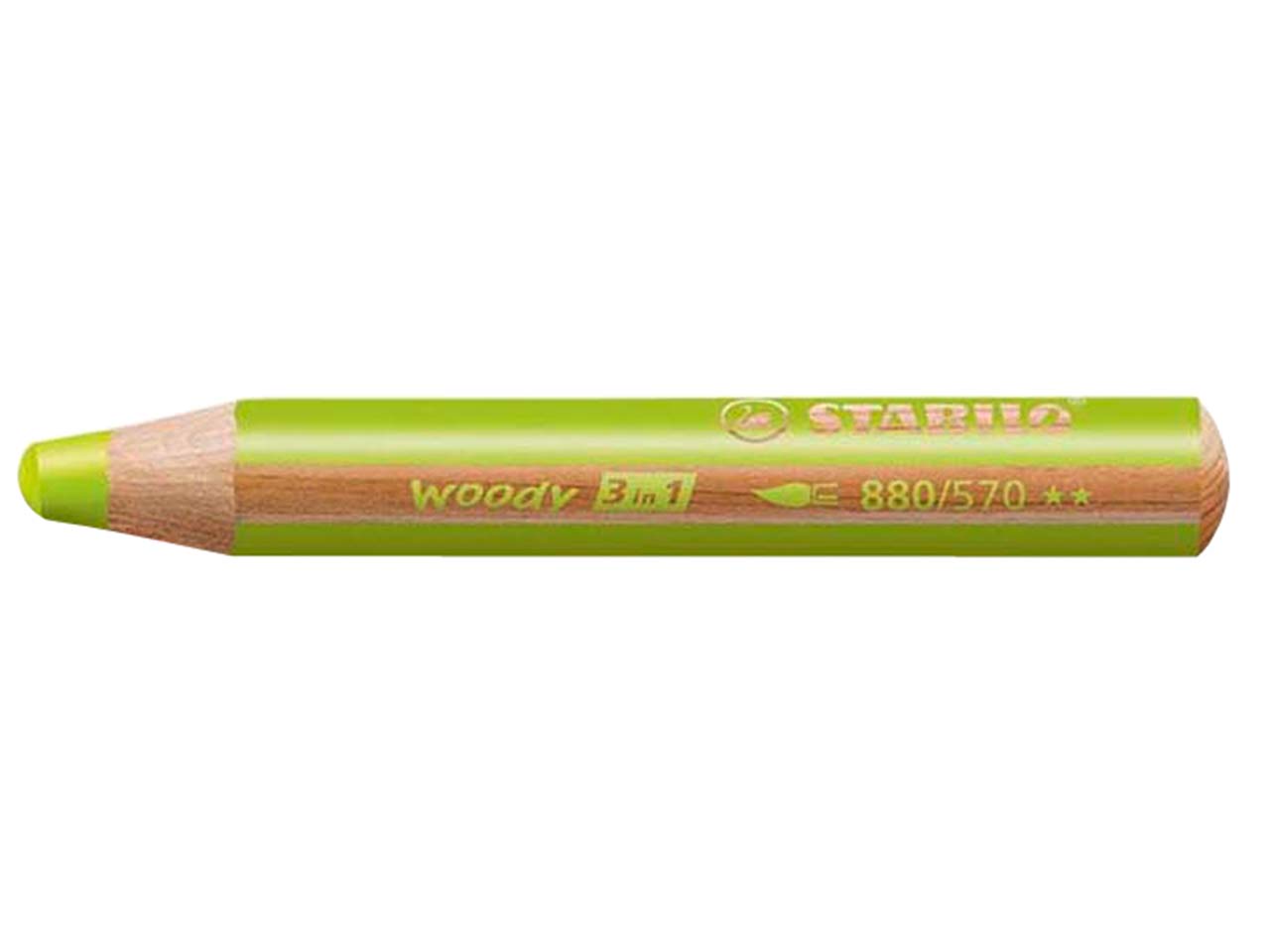 STABILO Multitalent-Stift 'woody' hellgrün