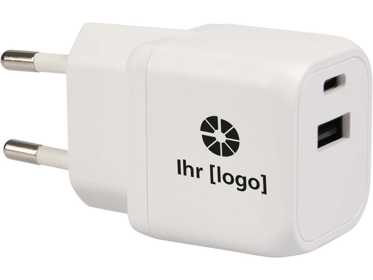 USB-Ladegerät "POWER CUBE 20" weiß