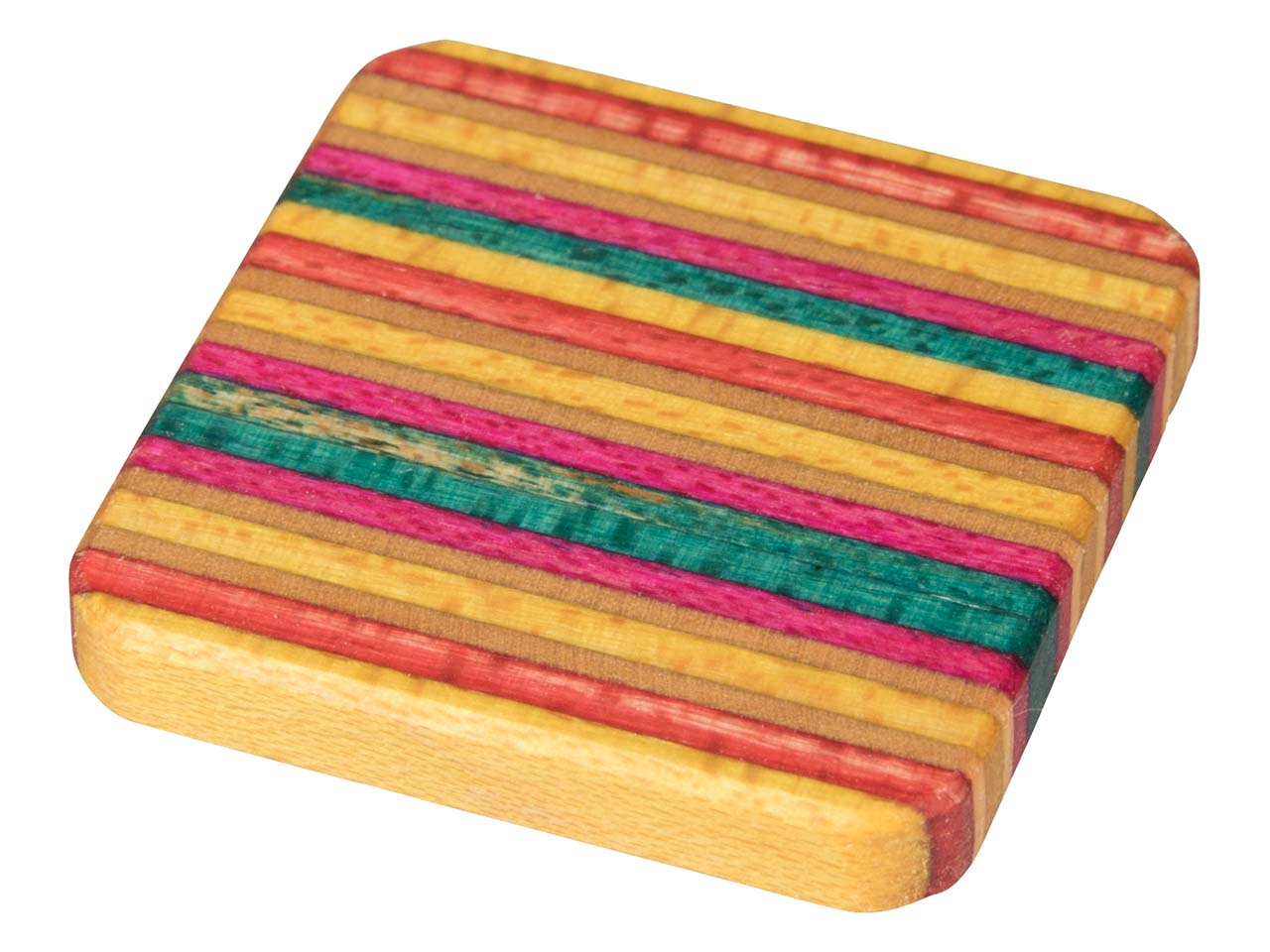 Magnet mit recycelten Skateboards 30 x 30 mm