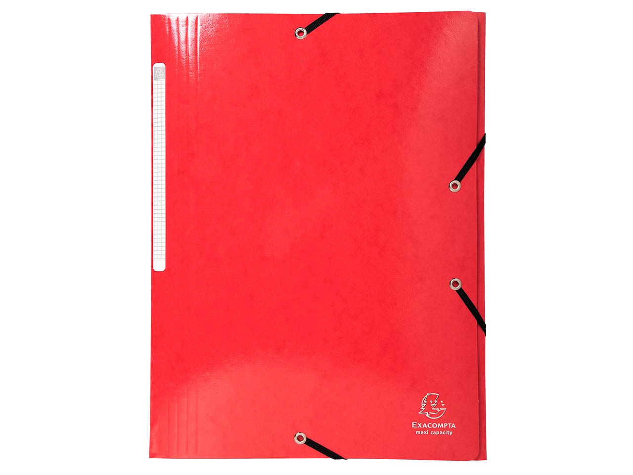25 Exacompta Sammelmappen "Iderama", 425 g/m², DIN A4, Gummizug, 3 Klappen, rot
