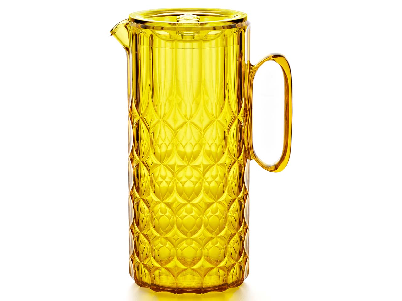 guzzini Karaffe "VANITY" aus biobasiertem Spezial-Acrylglas, 1,75 l, safrangelb