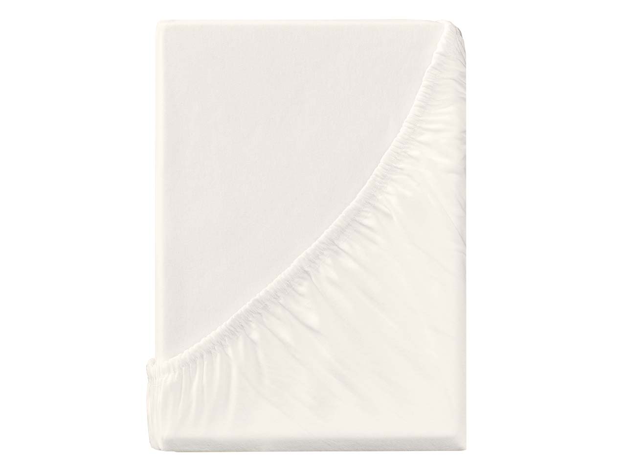 MELA Bio-Spannbettlaken 'PAMBAN' aus Jersey, 140/160 x 200 cm, naturweiß